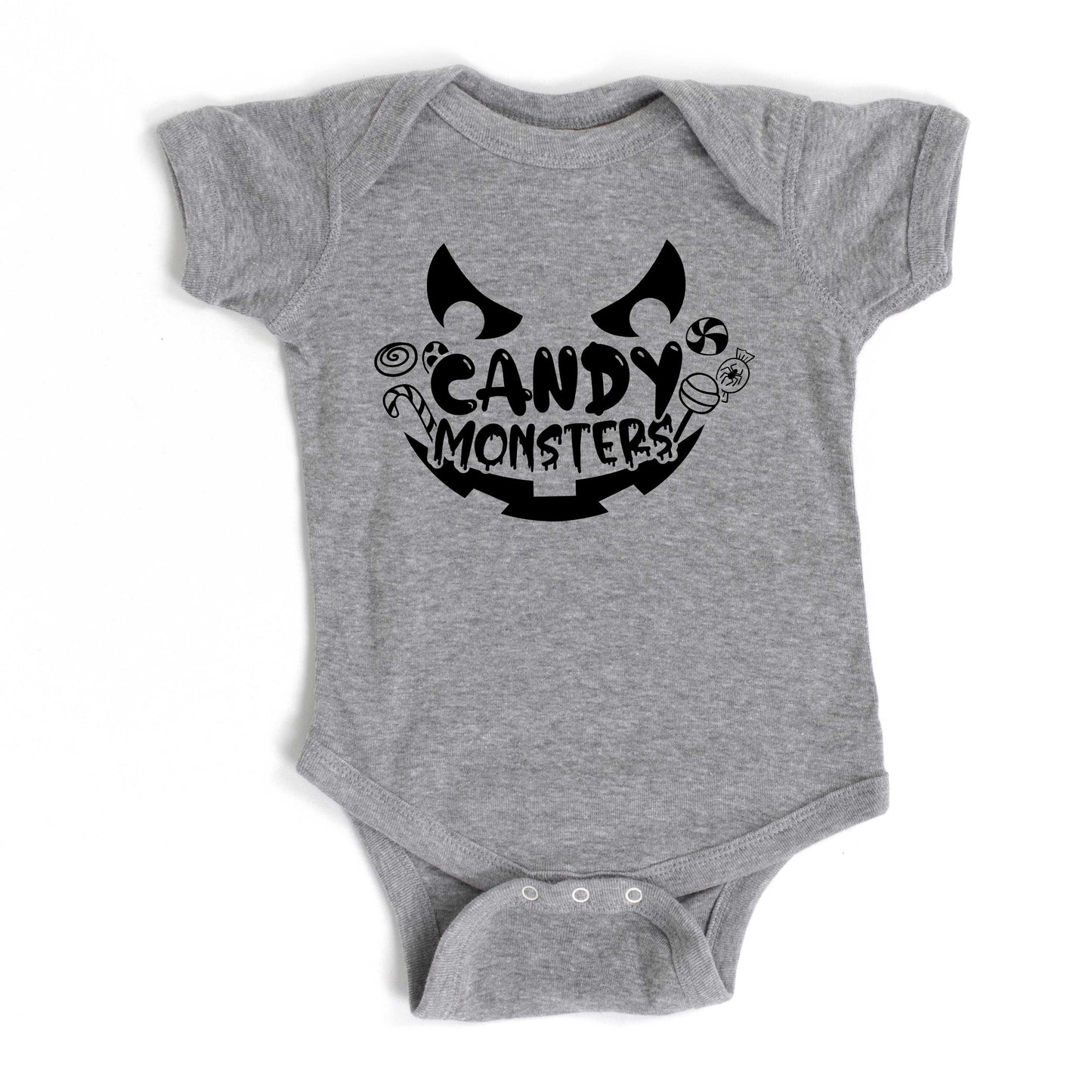 Candy Monster | Baby Graphic Short Sleeve Bodysuit