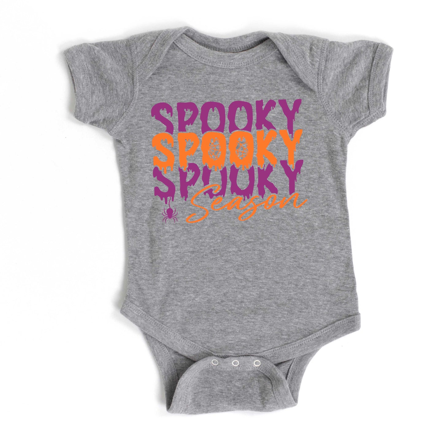 Spooky Season Spider | Baby Graphic Short Sleeve Bodysuit