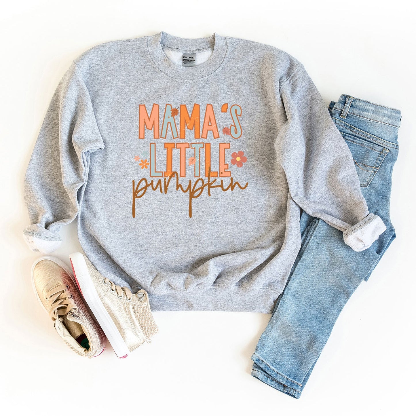 Mama's Little Pumpkin | Youth Graphic Sweatshirt