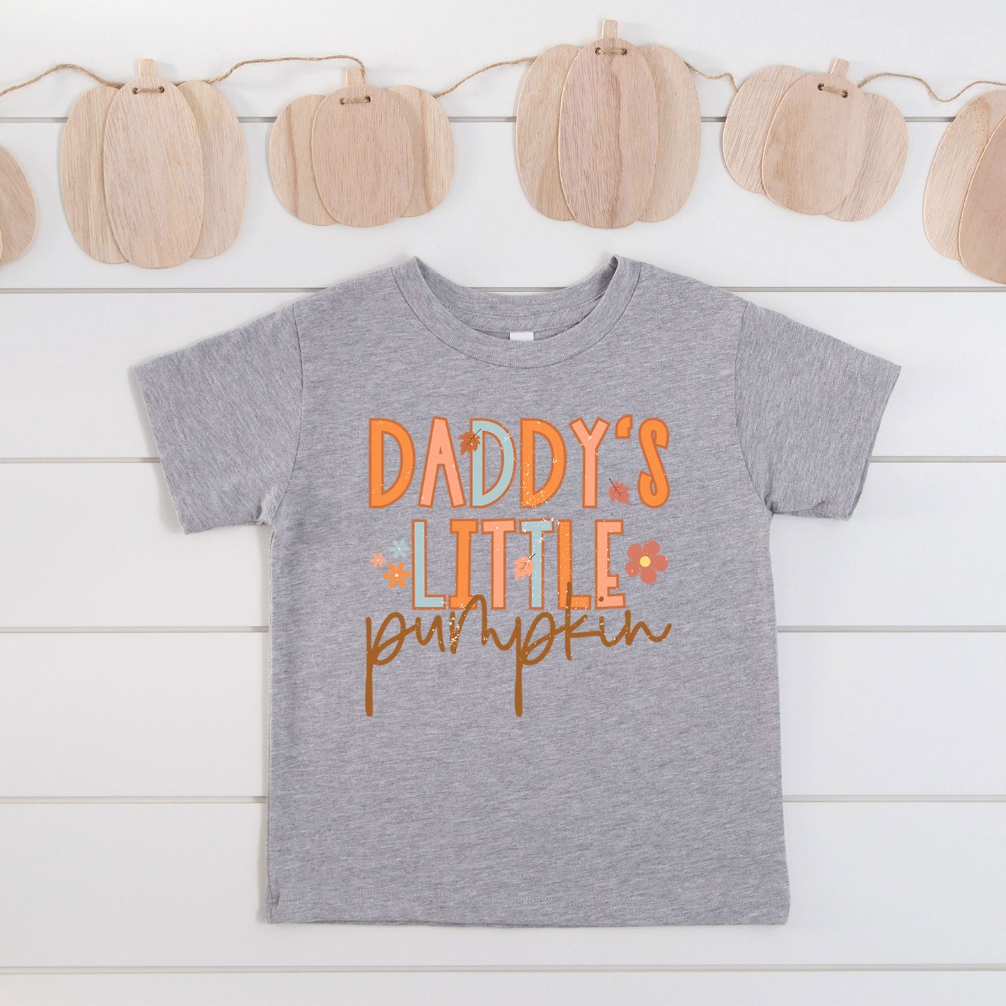 Daddy's Little Pumpkin | Toddler Graphic Short Sleeve Tee