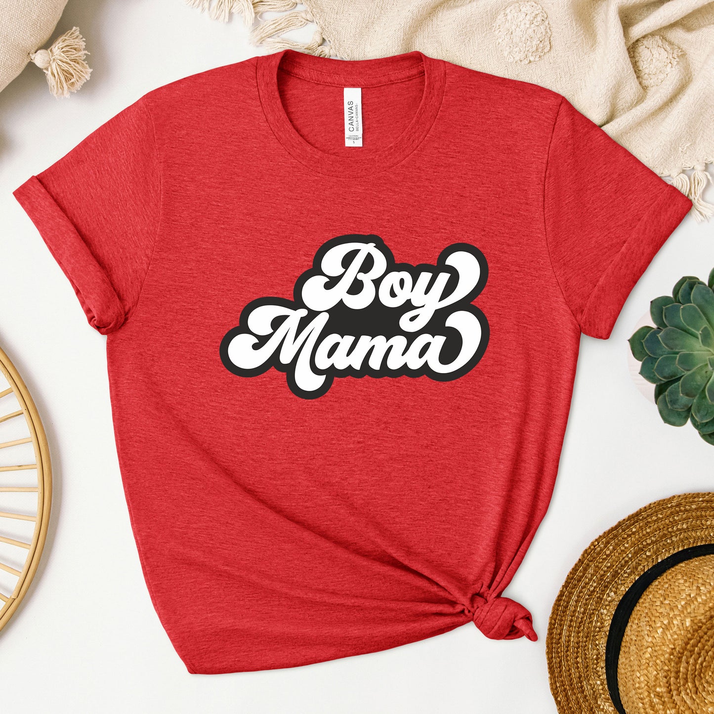 Retro Boy Mama | Short Sleeve Graphic Tee