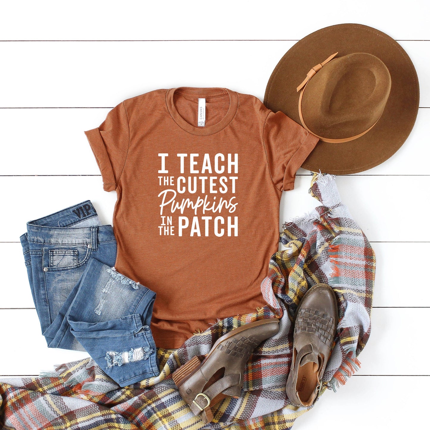 I Teach the Cutest Pumpkins in the Patch | Short Sleeve Graphic Tee