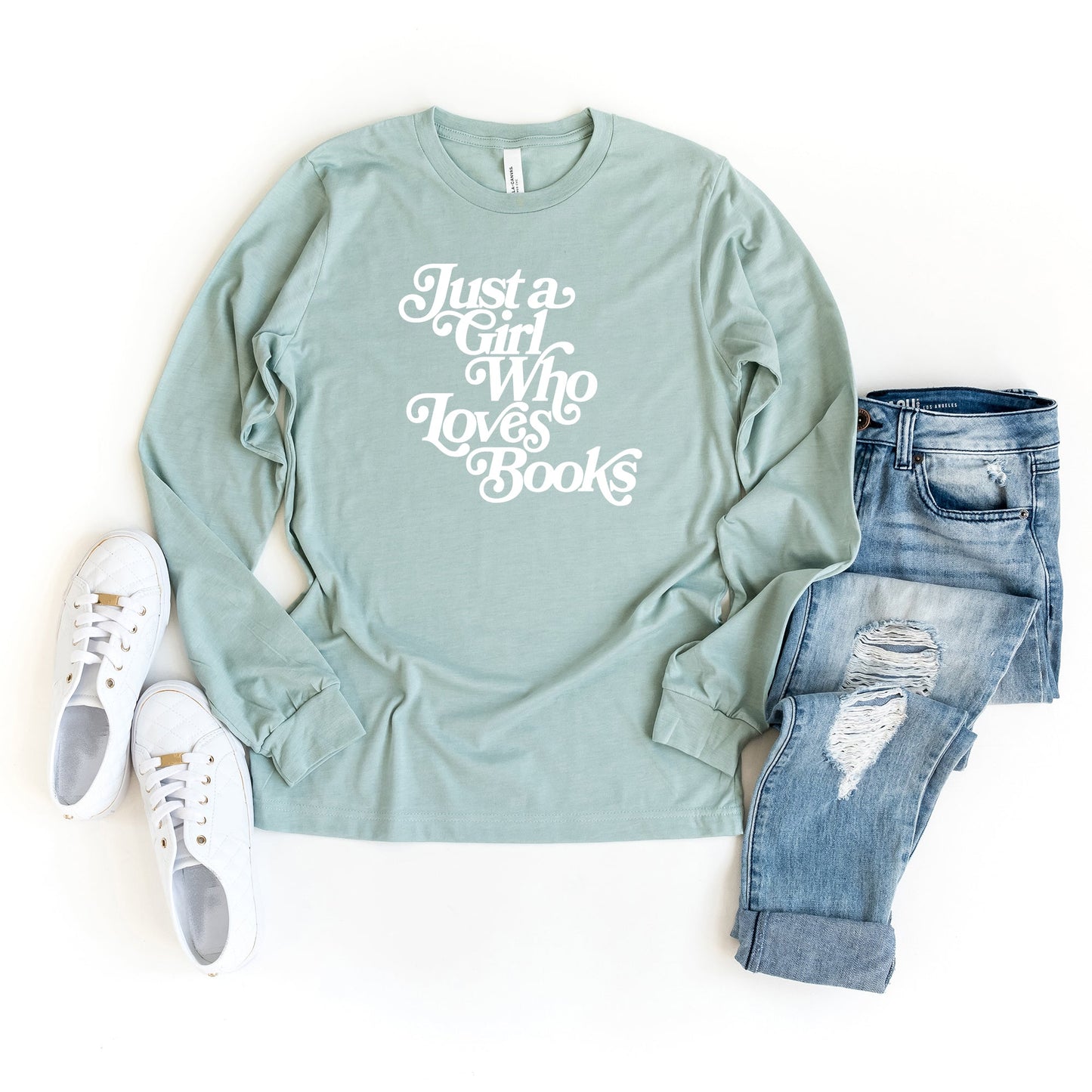 Just A Girl Who Loves Books | Long Sleeve Graphic Tee