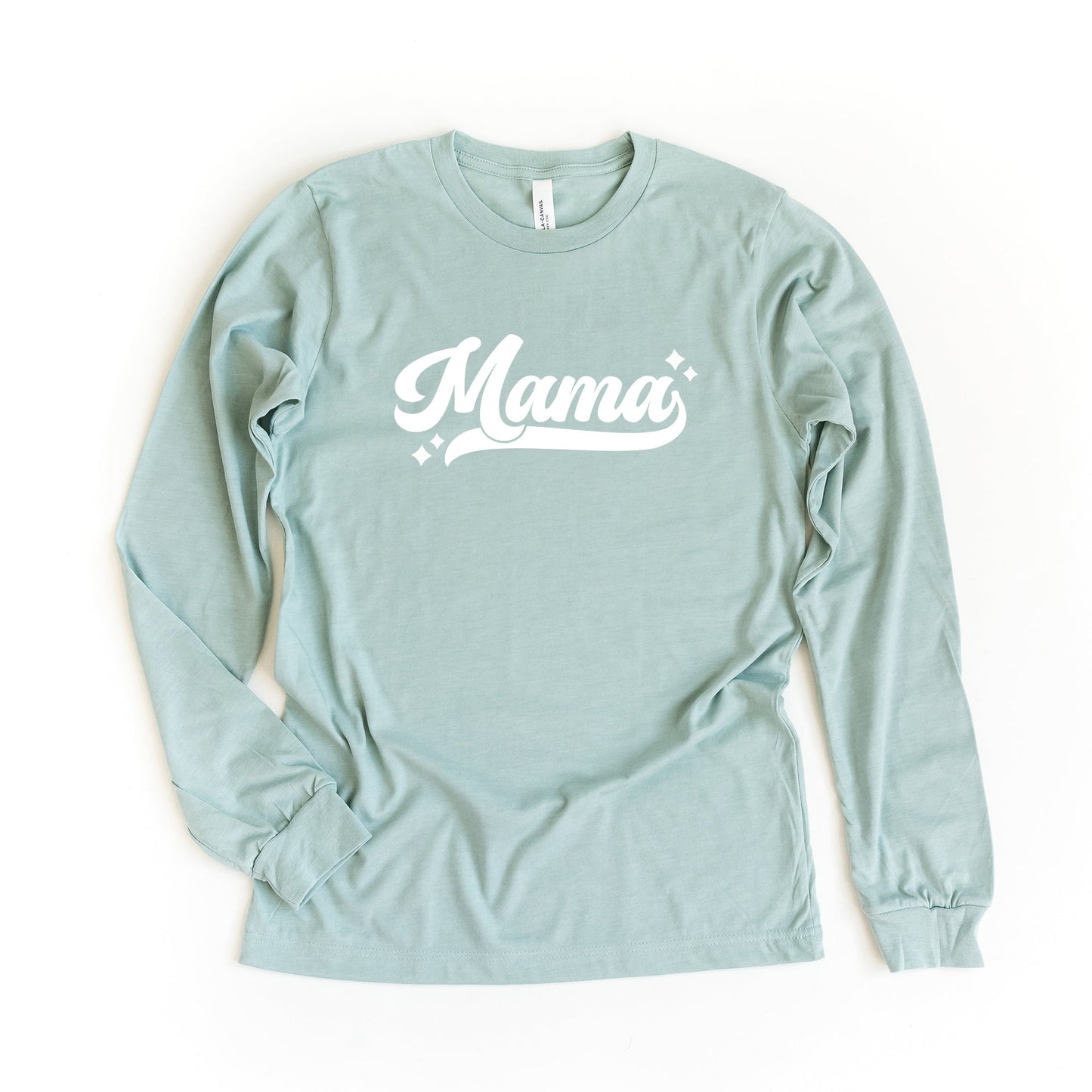 Mama Retro Script | Long Sleeve Graphic Tee