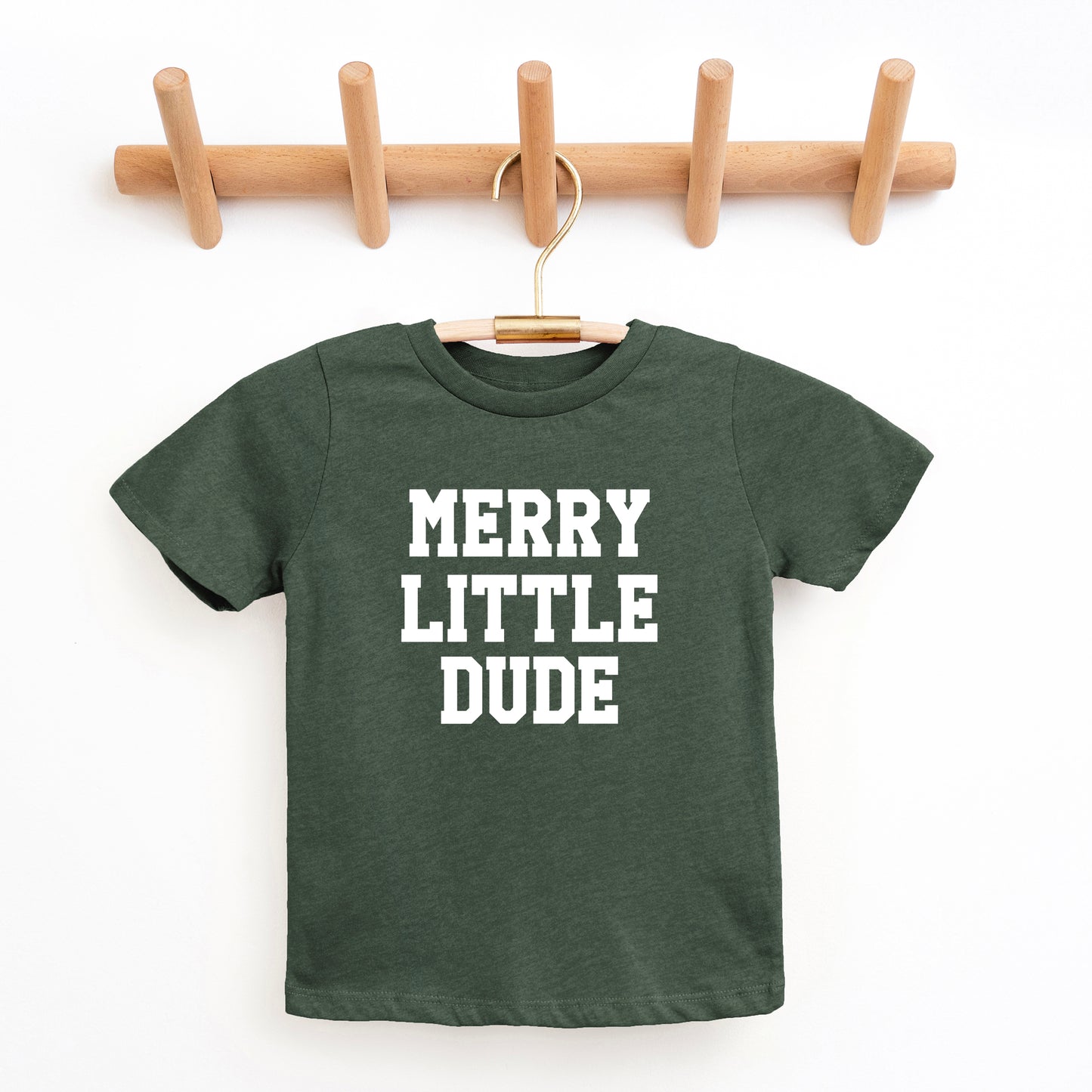 Merry Little Dude | Youth Graphic Short Sleeve Tee