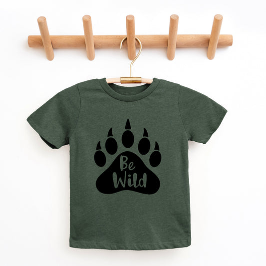Be Wild Bear Paw | Toddler Graphic Short Sleeve Tee