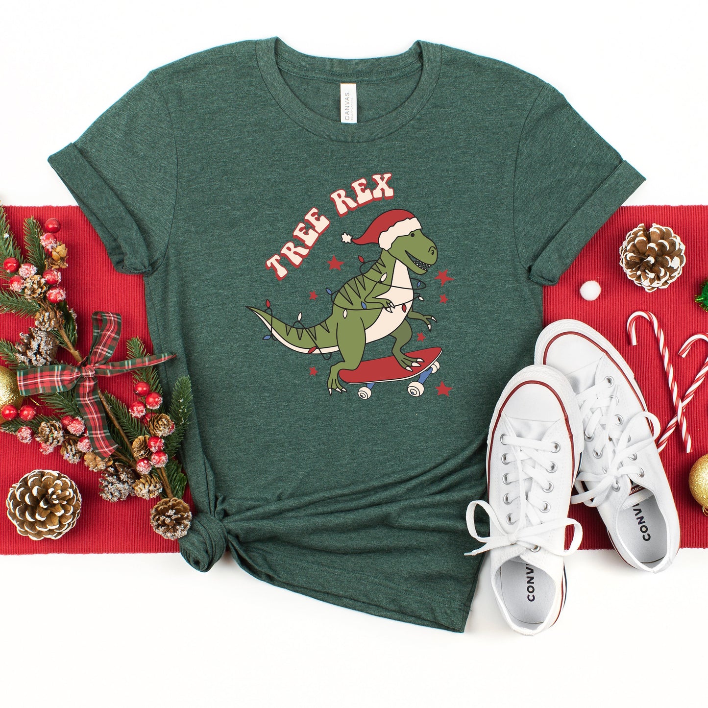 Tree Rex Skateboard | Youth Short Sleeve Crew Neck