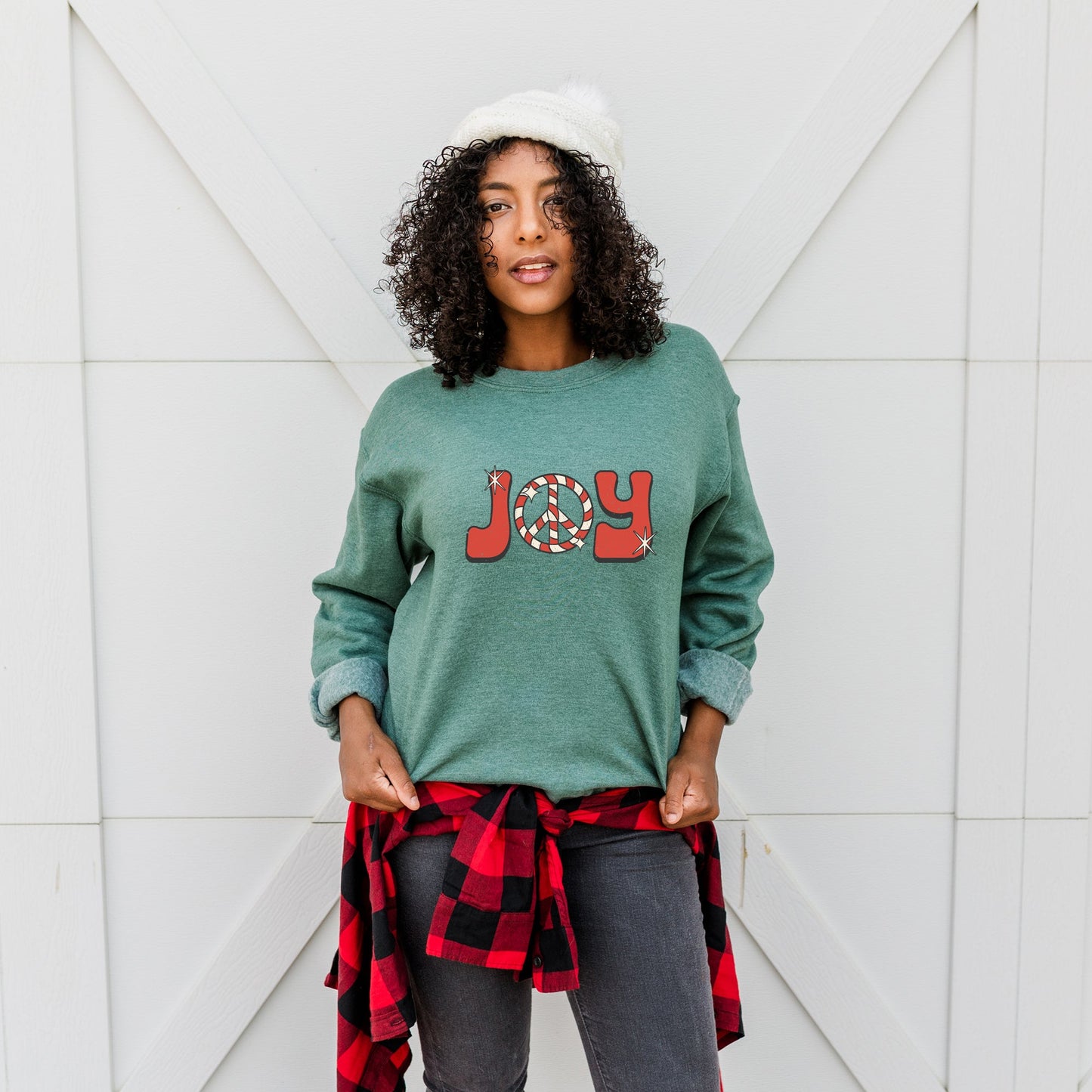 Joy Peace Sign | Sweatshirt