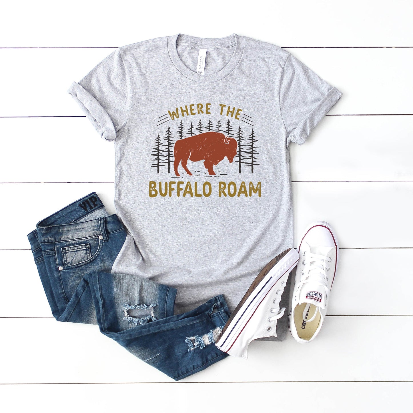 Where the Buffalo Roam | Short Sleeve Graphic Tee