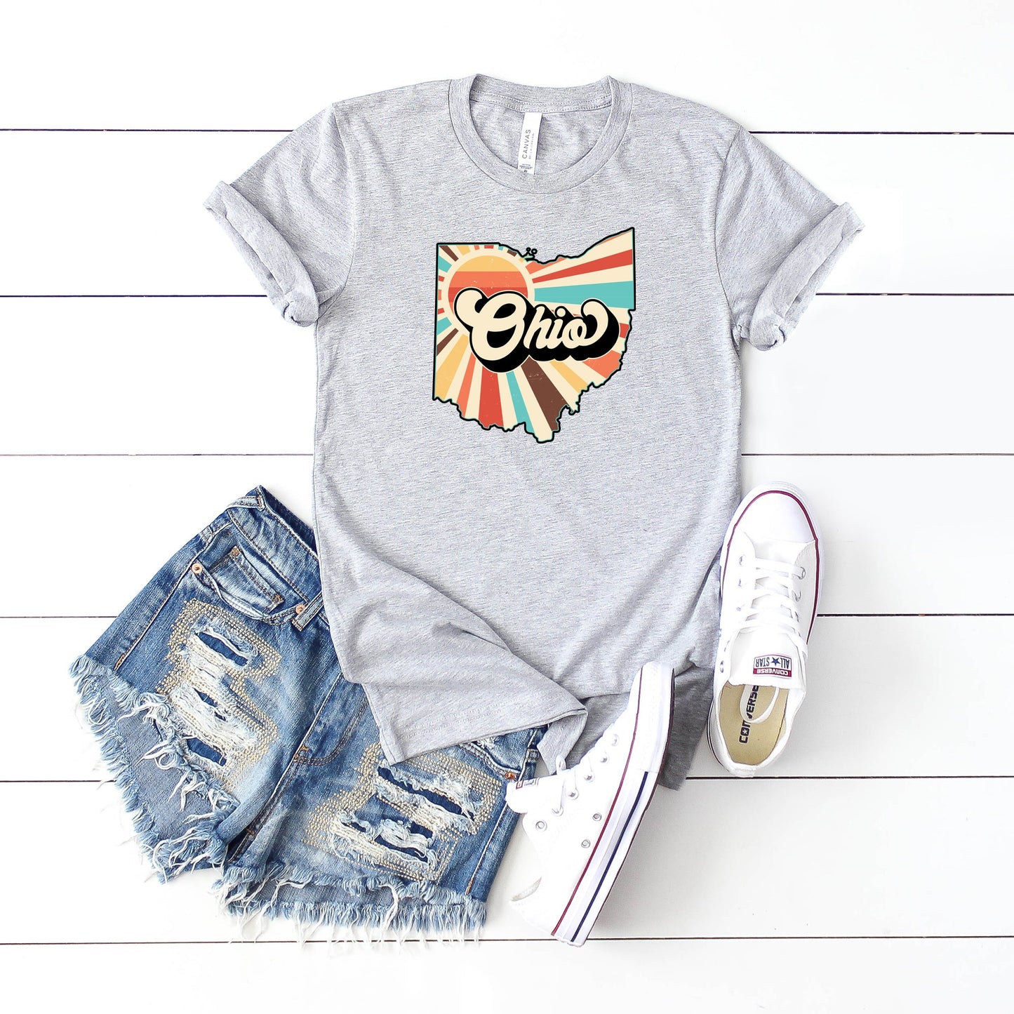 Retro Ohio | Short Sleeve Graphic Tee