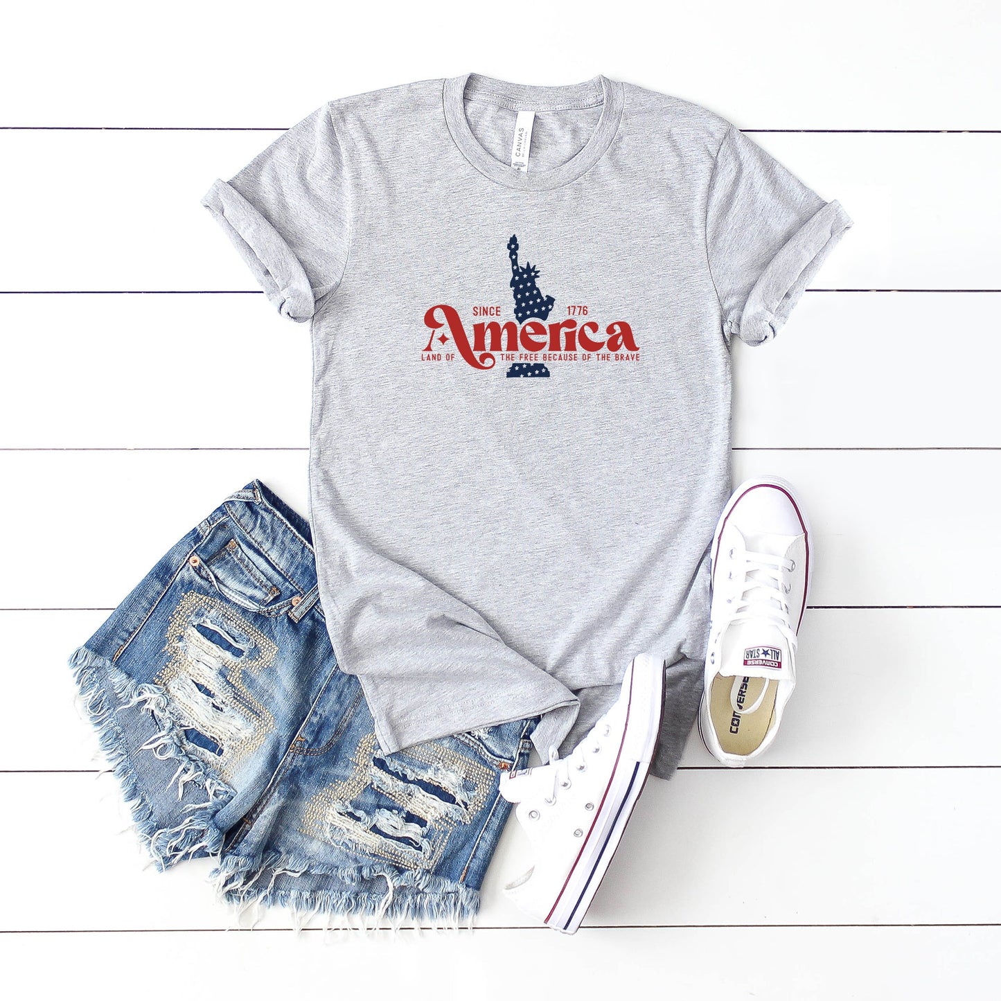 American Statue | Short Sleeve Graphic Tee