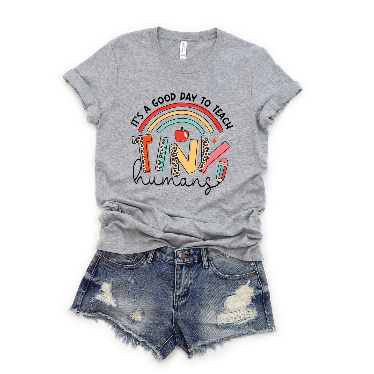 Leopard Teach Tiny Humans | Short Sleeve Graphic Tee