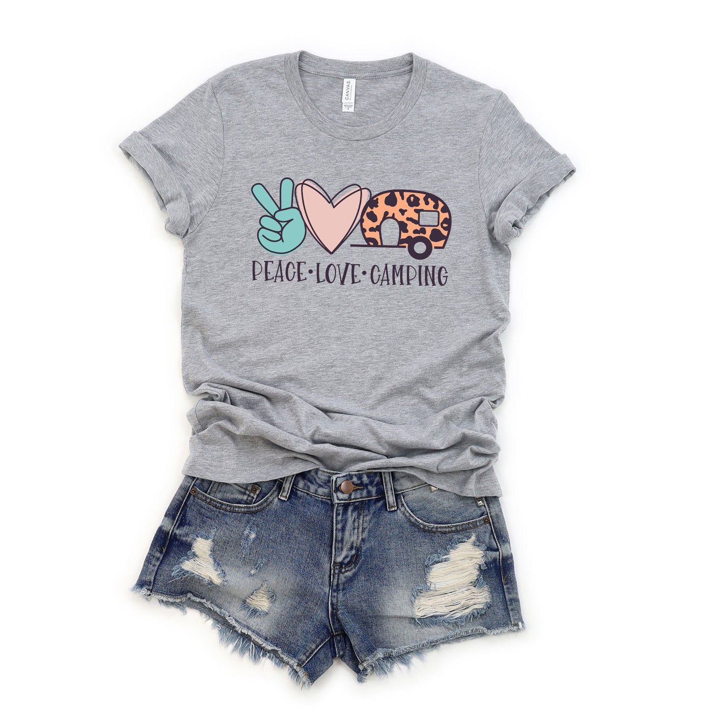 Peace Love Camping | Short Sleeve Graphic Tee