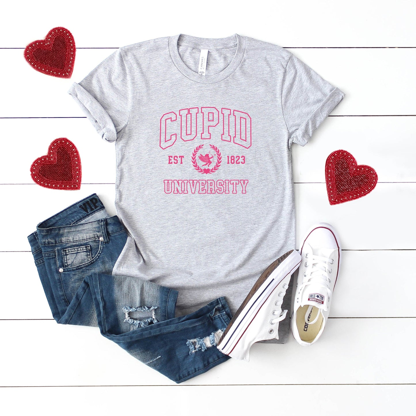 Cupid University | Short Sleeve Crew Neck