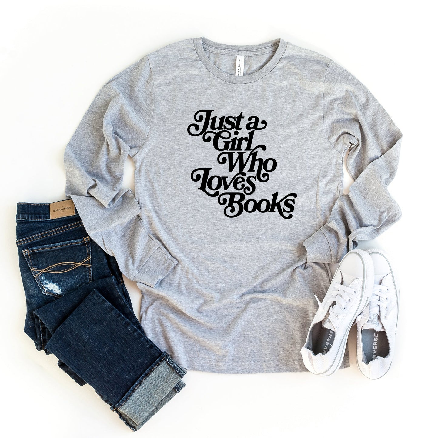 Just A Girl Who Loves Books | Long Sleeve Graphic Tee