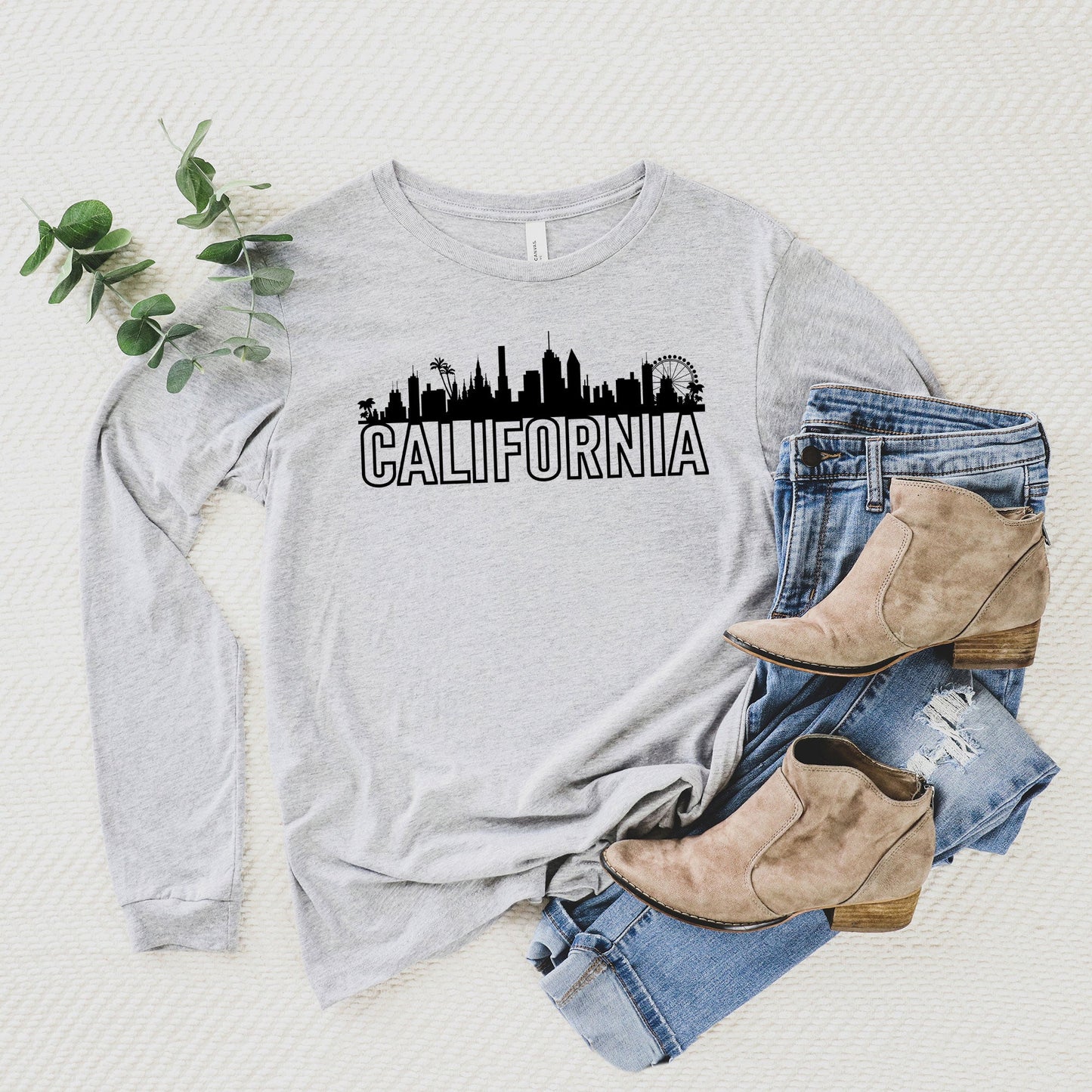 California Buildings | Long Sleeve Crew Neck