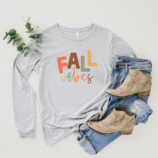 Fall Vibes | Long Sleeve Crew Neck