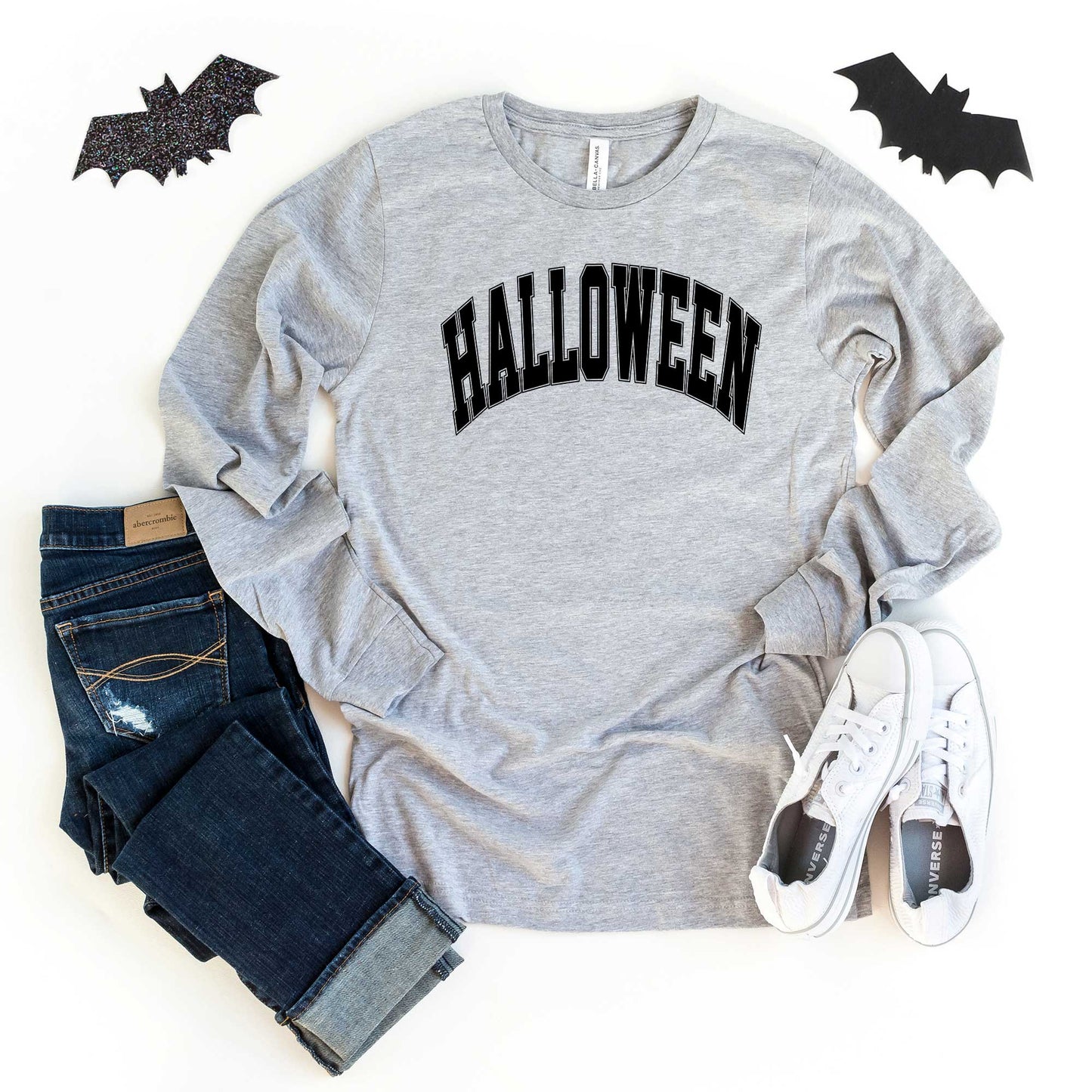 Varsity Halloween | Long Sleeve Crew Neck