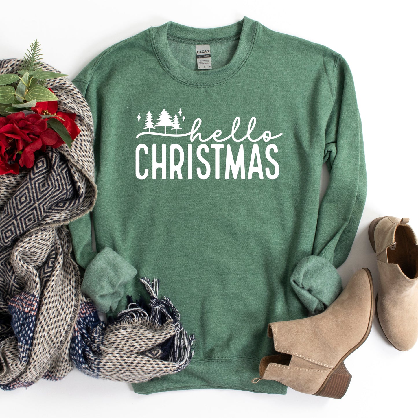 Hello Christmas Trees | Sweatshirt