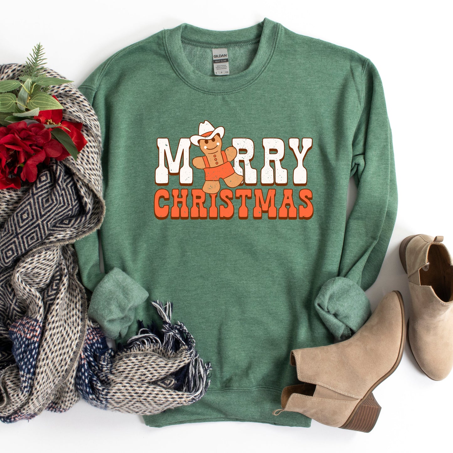 Merry Christmas Gingerbread | Sweatshirt