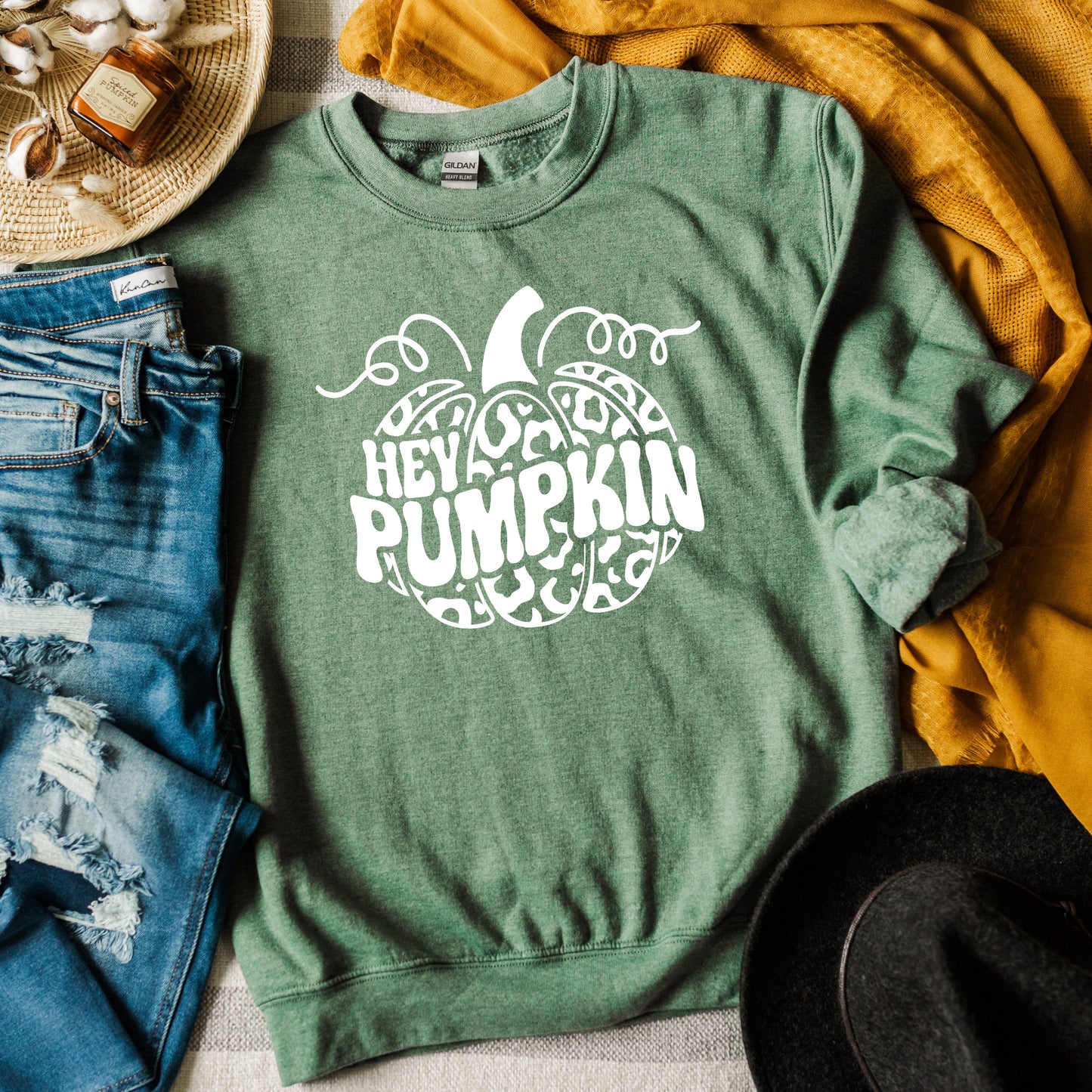 Leopard Hey Pumpkin | Sweatshirt