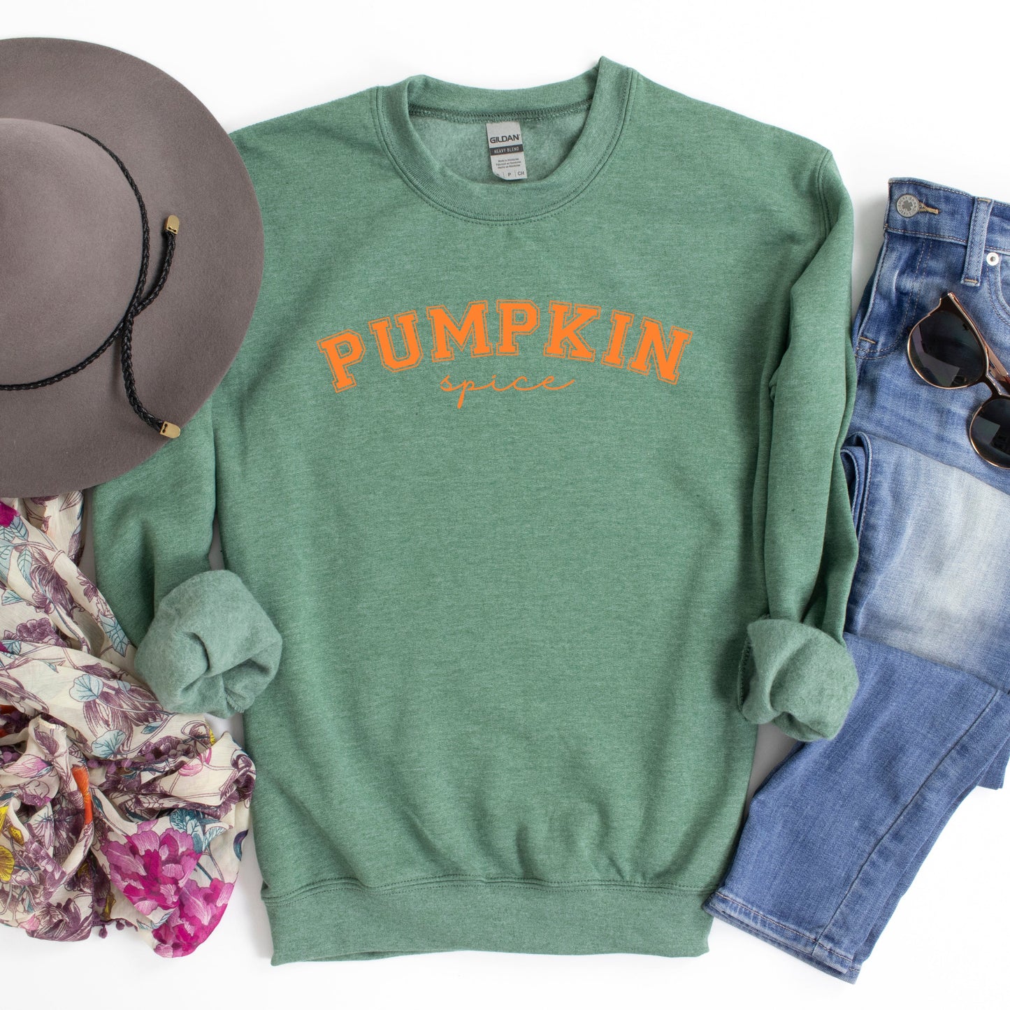 Curved Pumpkin Spice | Sweatshirt