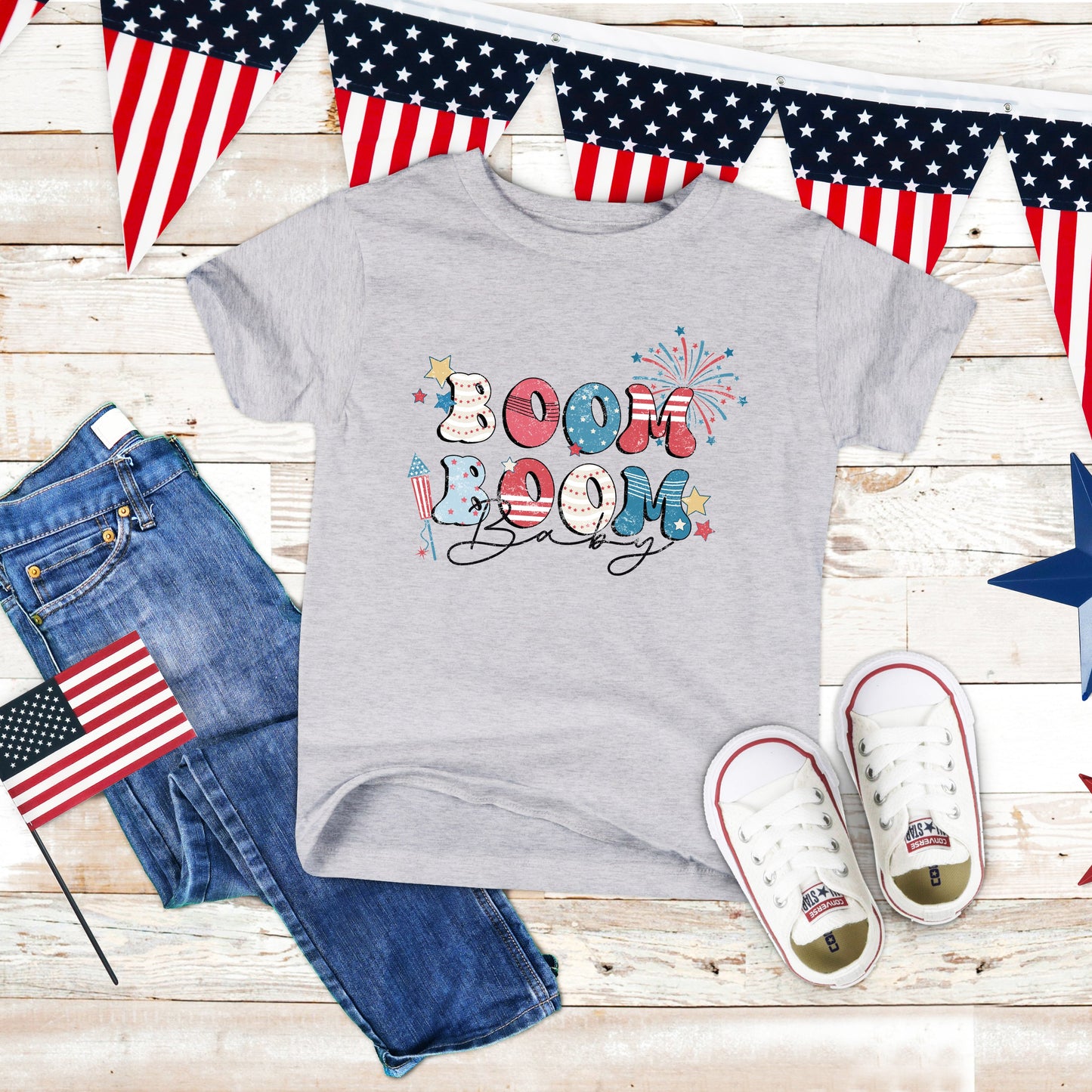 Boom Boom Baby | Youth Short Sleeve Crew Neck