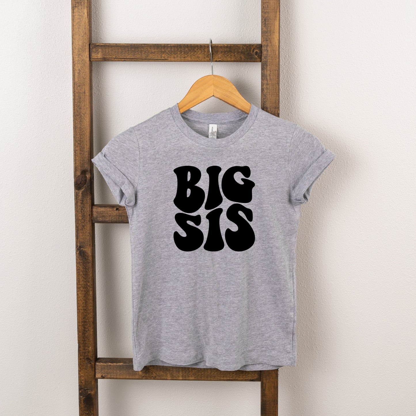 Big Sis Wavy | Toddler Short Sleeve Crew Neck