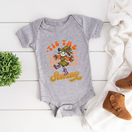 Tis The Season Scarecrow | Baby Graphic Short Sleeve Bodysuit