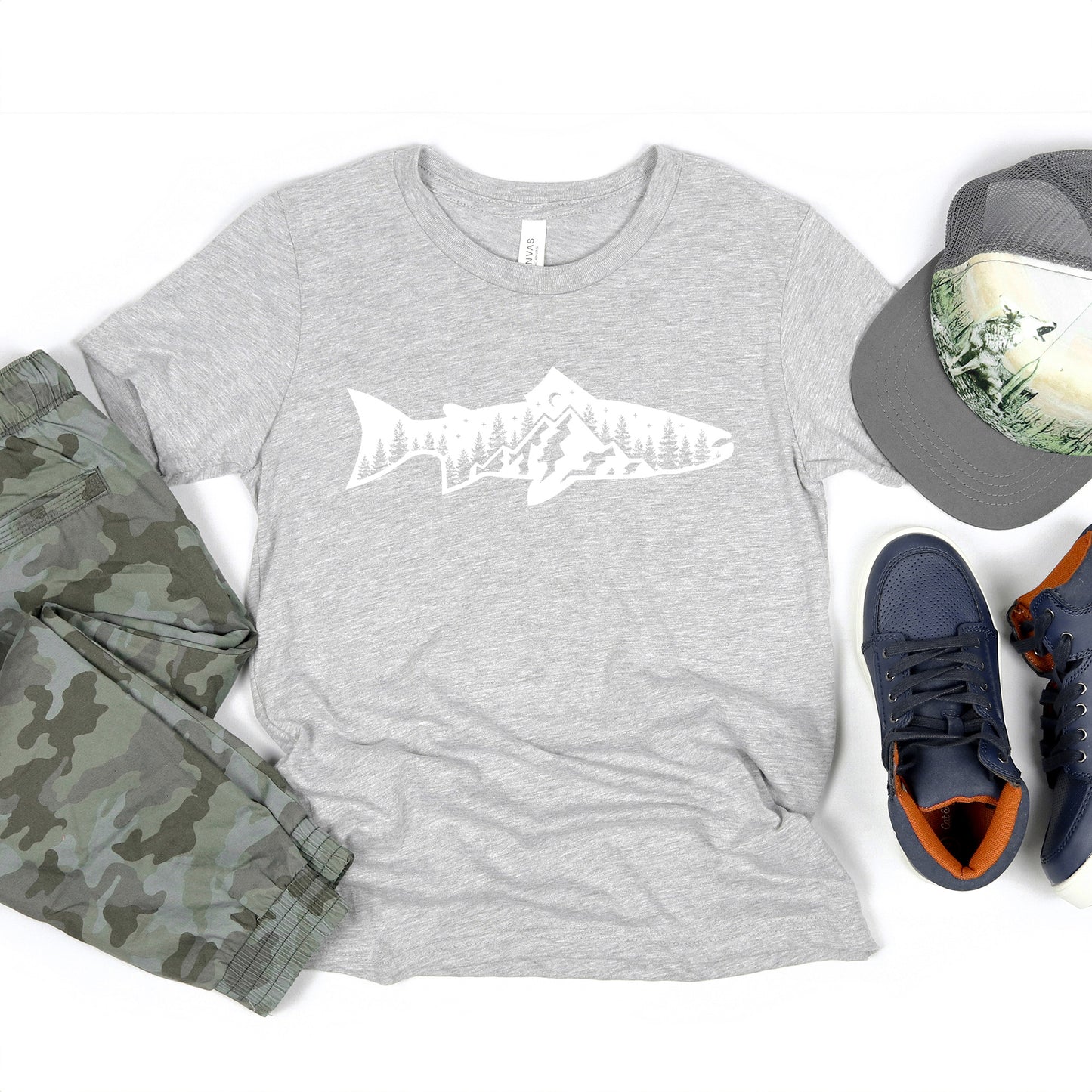 Fish and Trees | Youth Short Sleeve Crew Neck