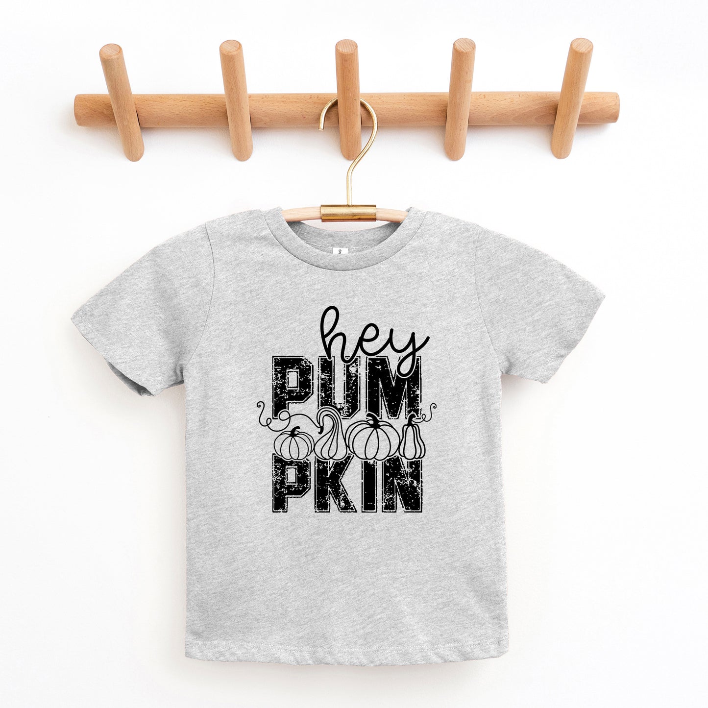Hey Pumpkin Distressed | Youth Graphic Short Sleeve Tee