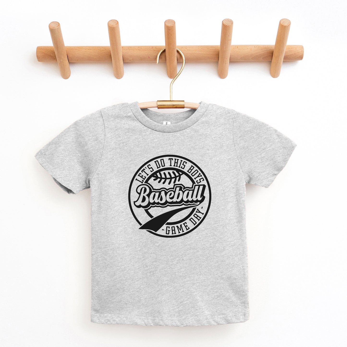 Let's Do This Boys Game Day | Toddler Short Sleeve Crew Neck