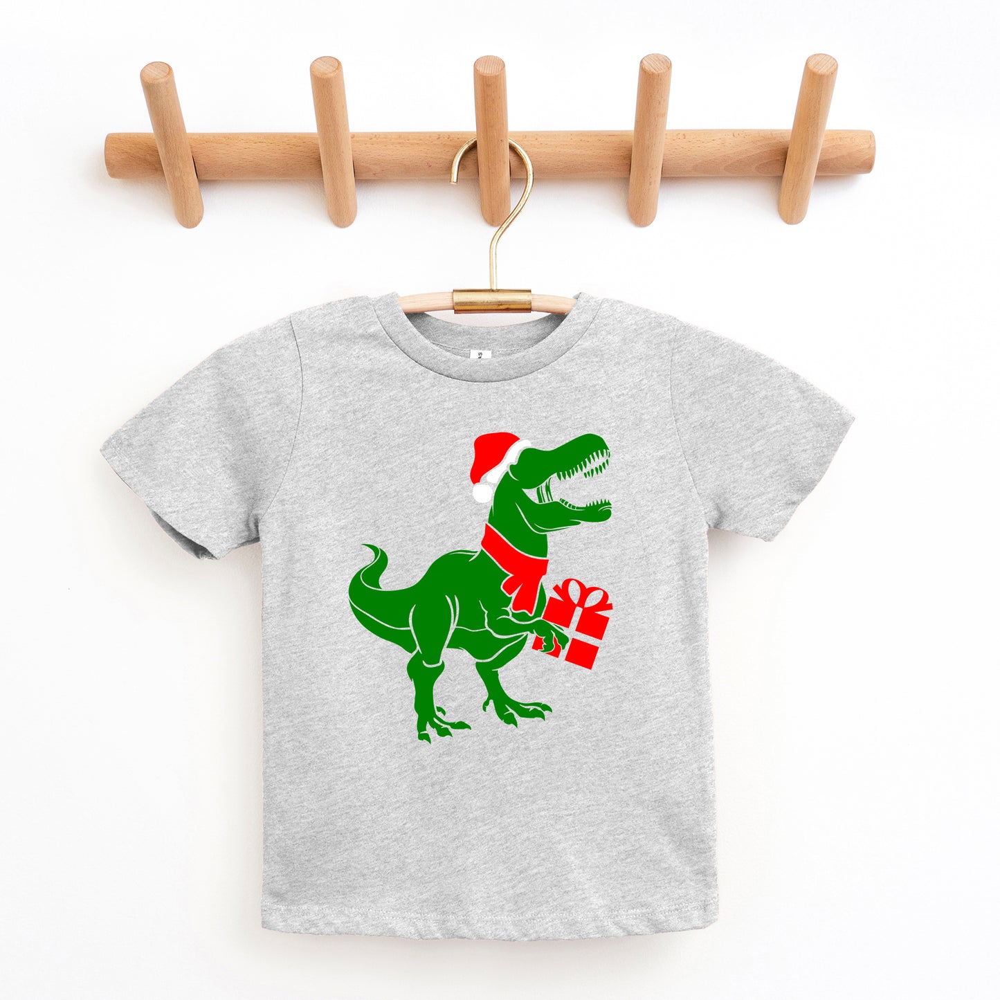 Dino Present | Toddler Graphic Short Sleeve Tee