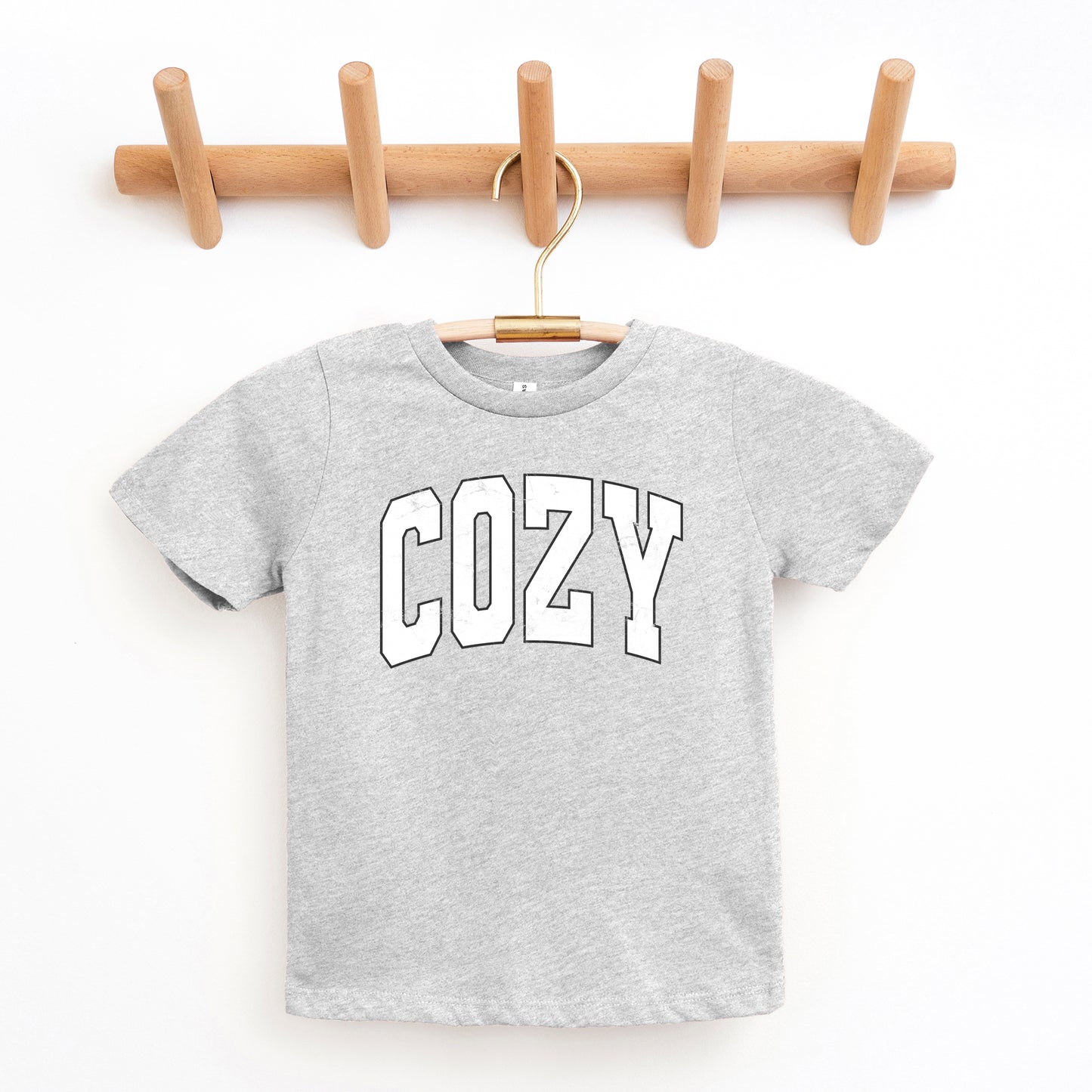 Cozy Worn Varsity | Toddler Graphic Short Sleeve Tee