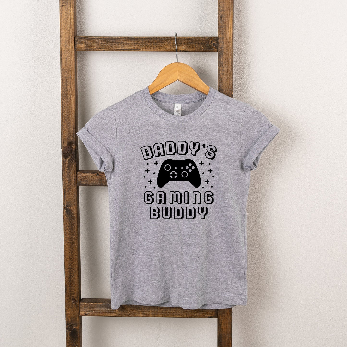 Daddy's Gaming Buddy | Youth Short Sleeve Crew Neck