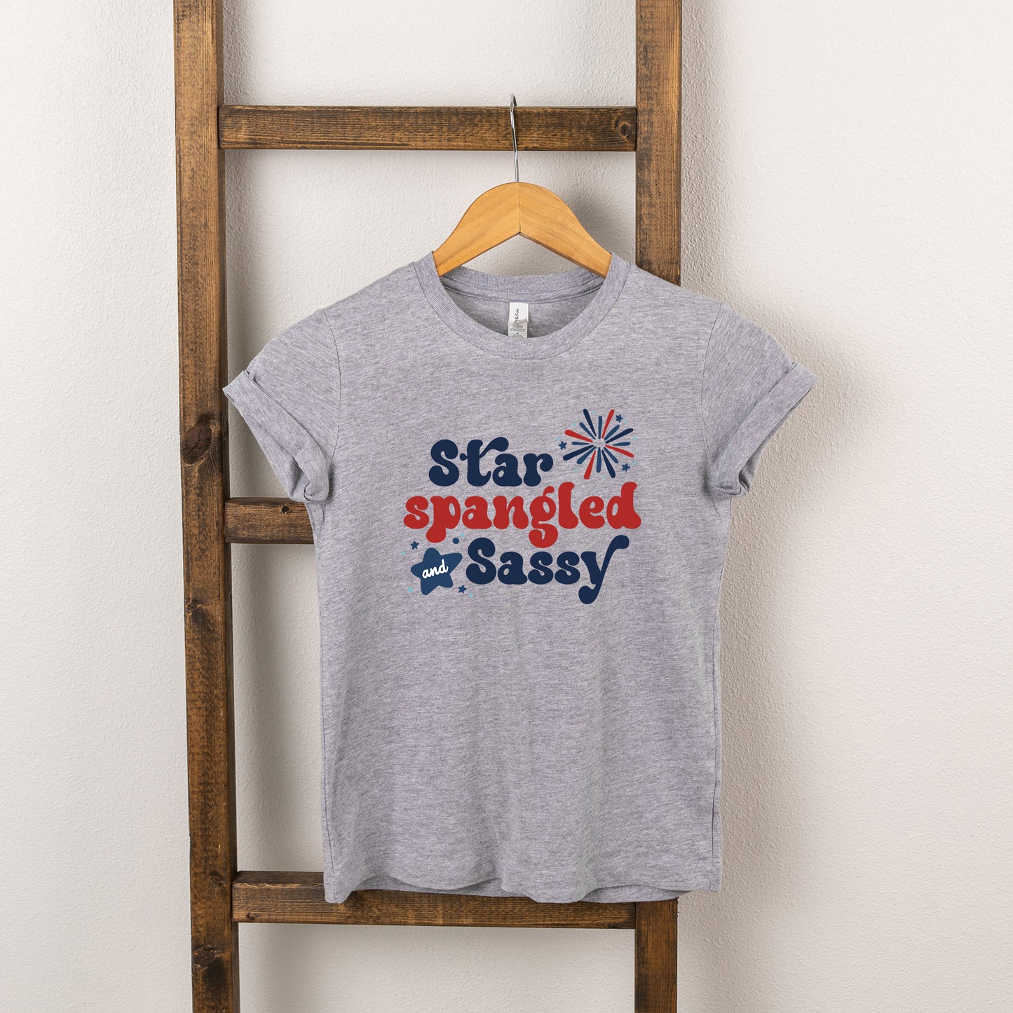Star Spangled Firework | Youth Short Sleeve Crew Neck