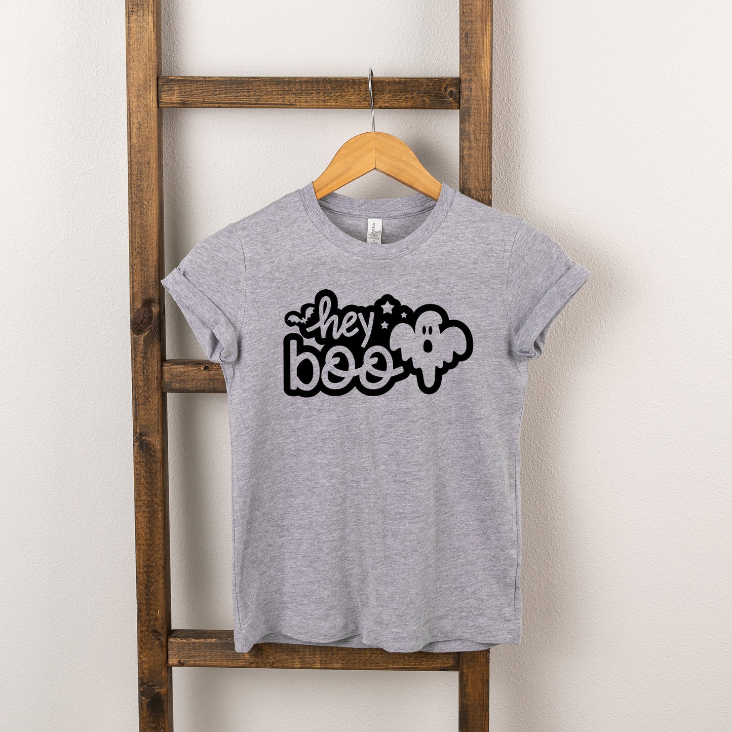 Hey Boo Ghost | Youth Short Sleeve Crew Neck