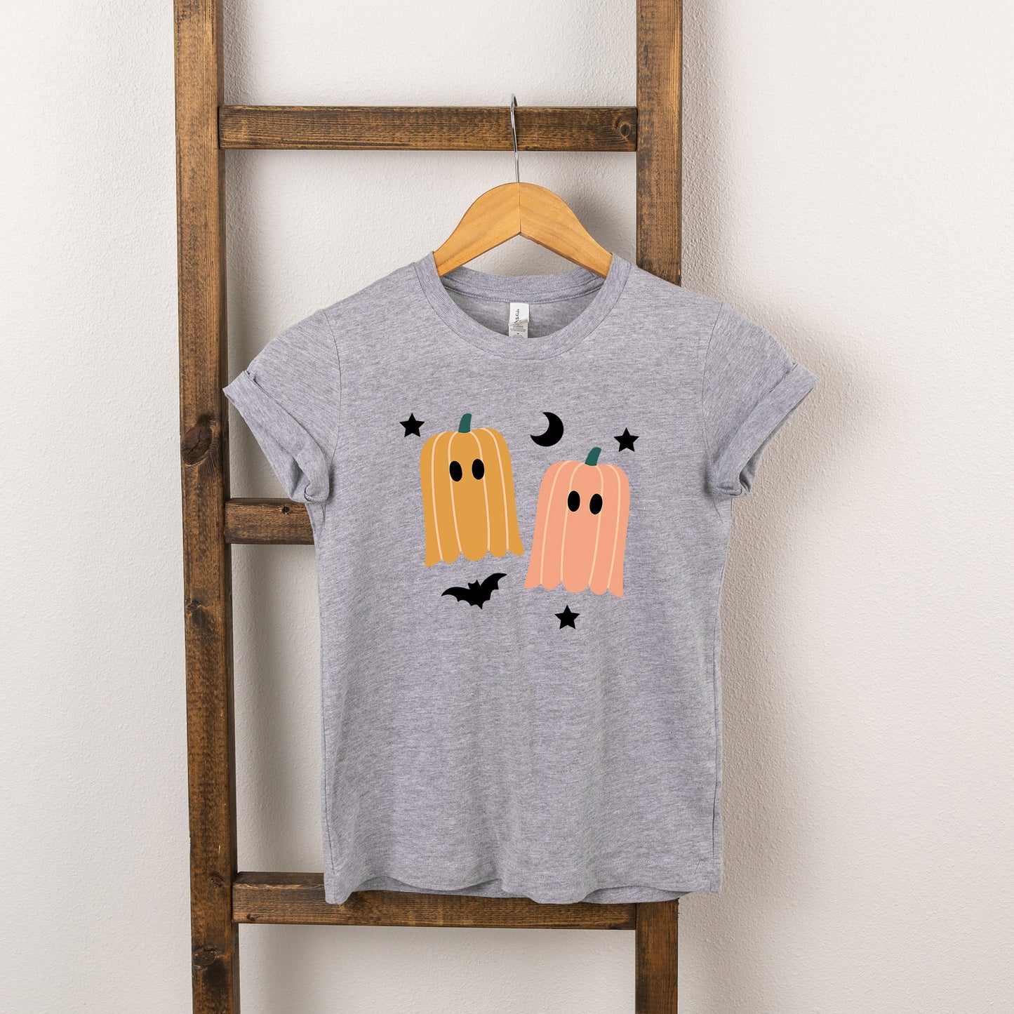 Pumpkin Ghost | Youth Short Sleeve Crew Neck
