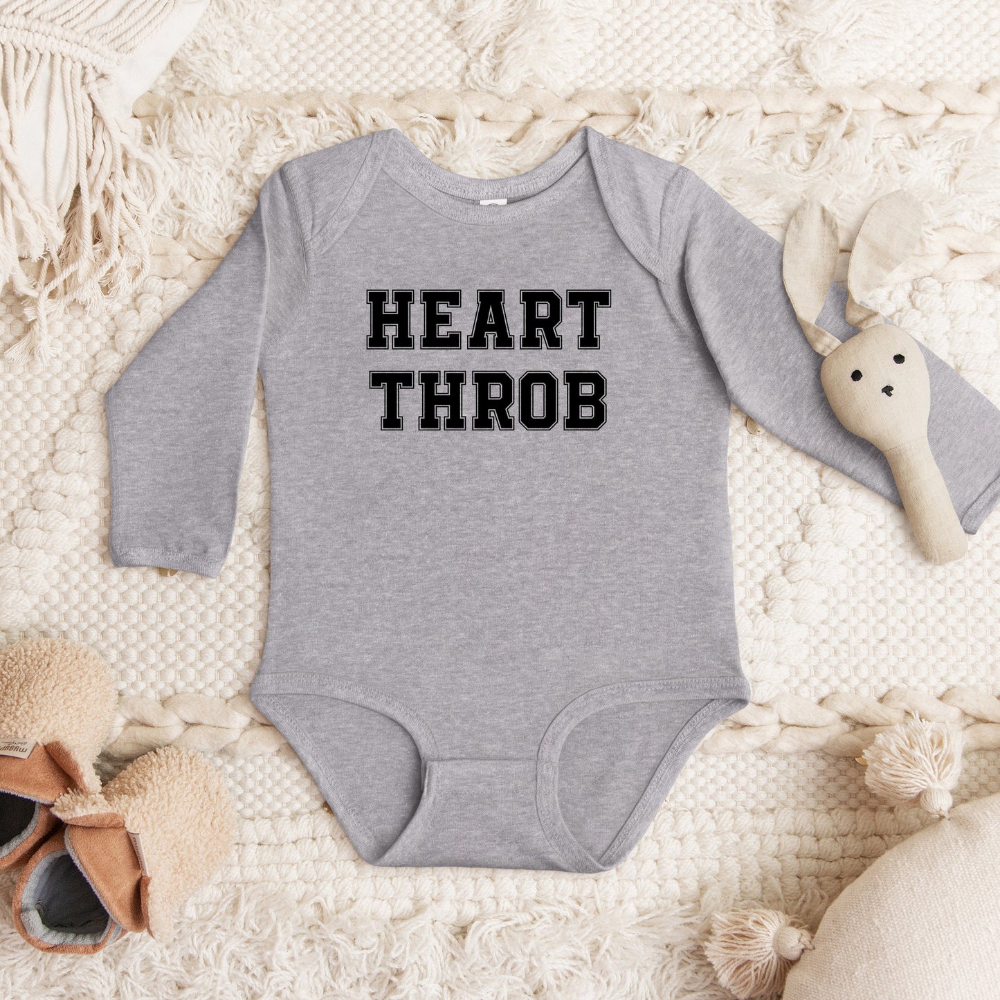 Heart Throb | Baby Graphic Long Sleeve Bodysuit