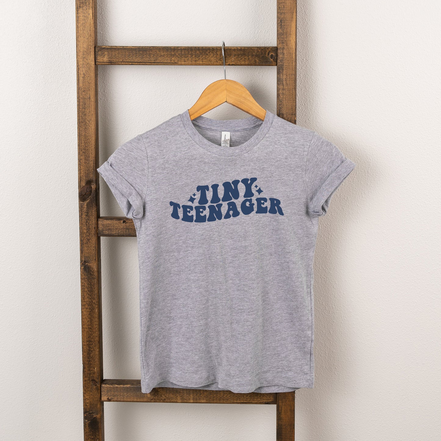 Tiny Teenager Wavy | Youth Short Sleeve Crew Neck