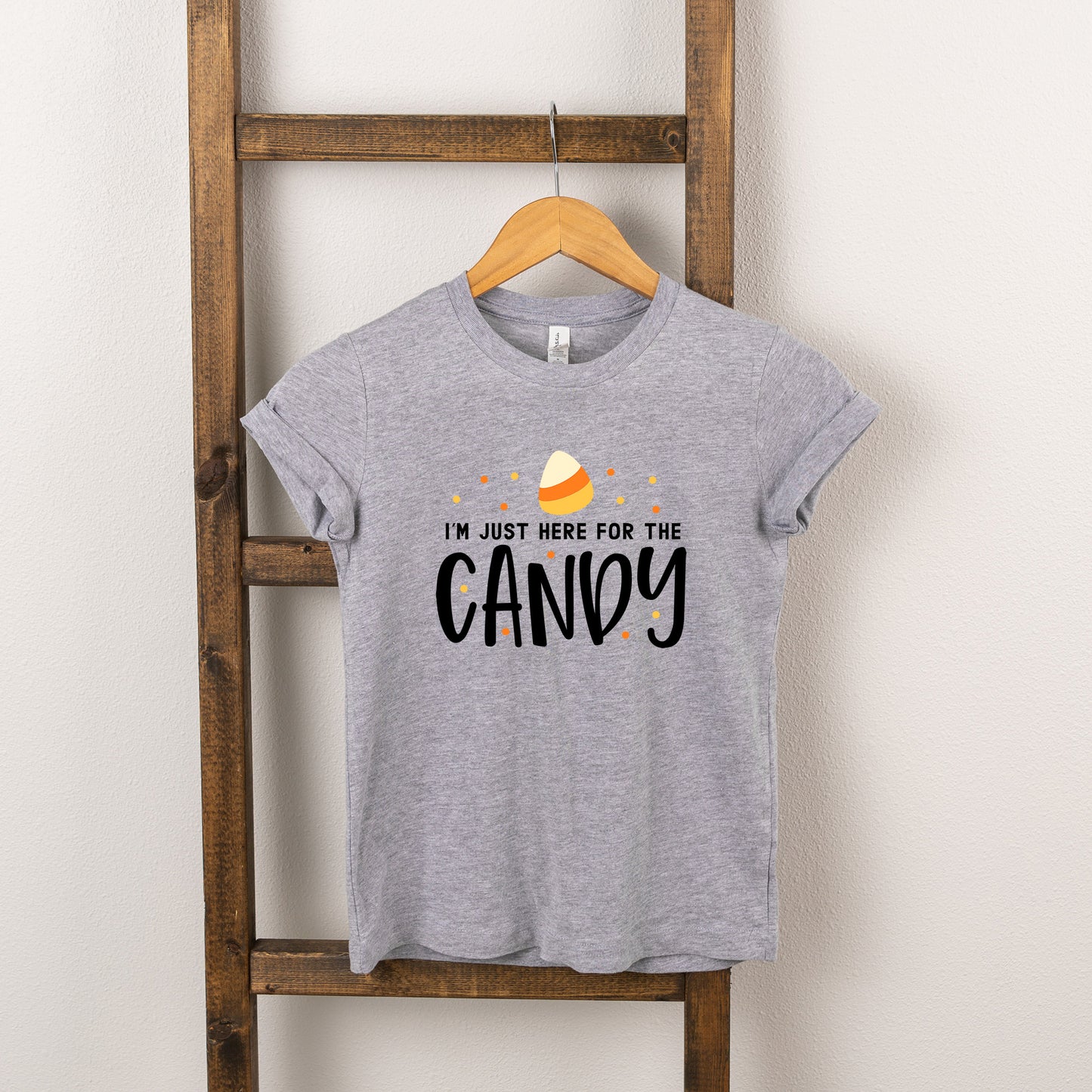 Here For The Candy | Youth Short Sleeve Crew Neck