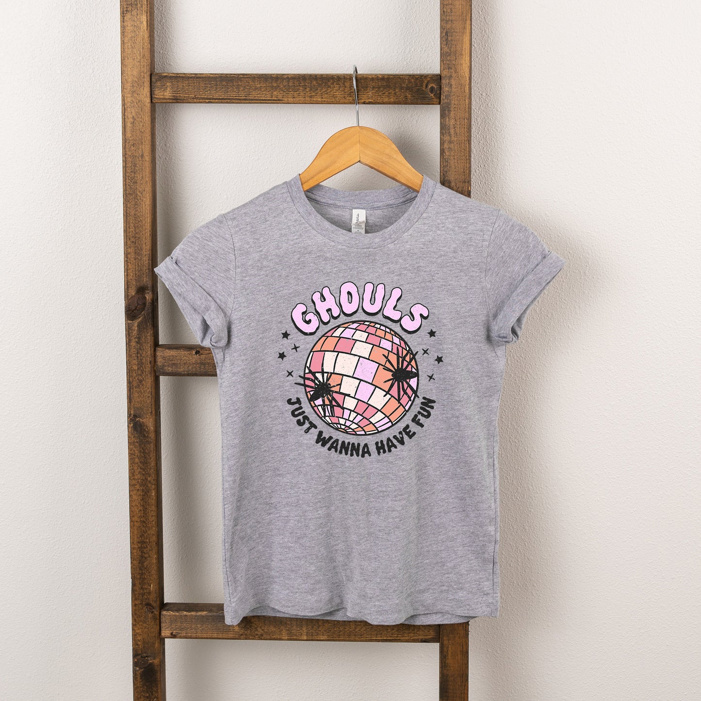 Ghouls Disco Ball | Youth Short Sleeve Crew Neck
