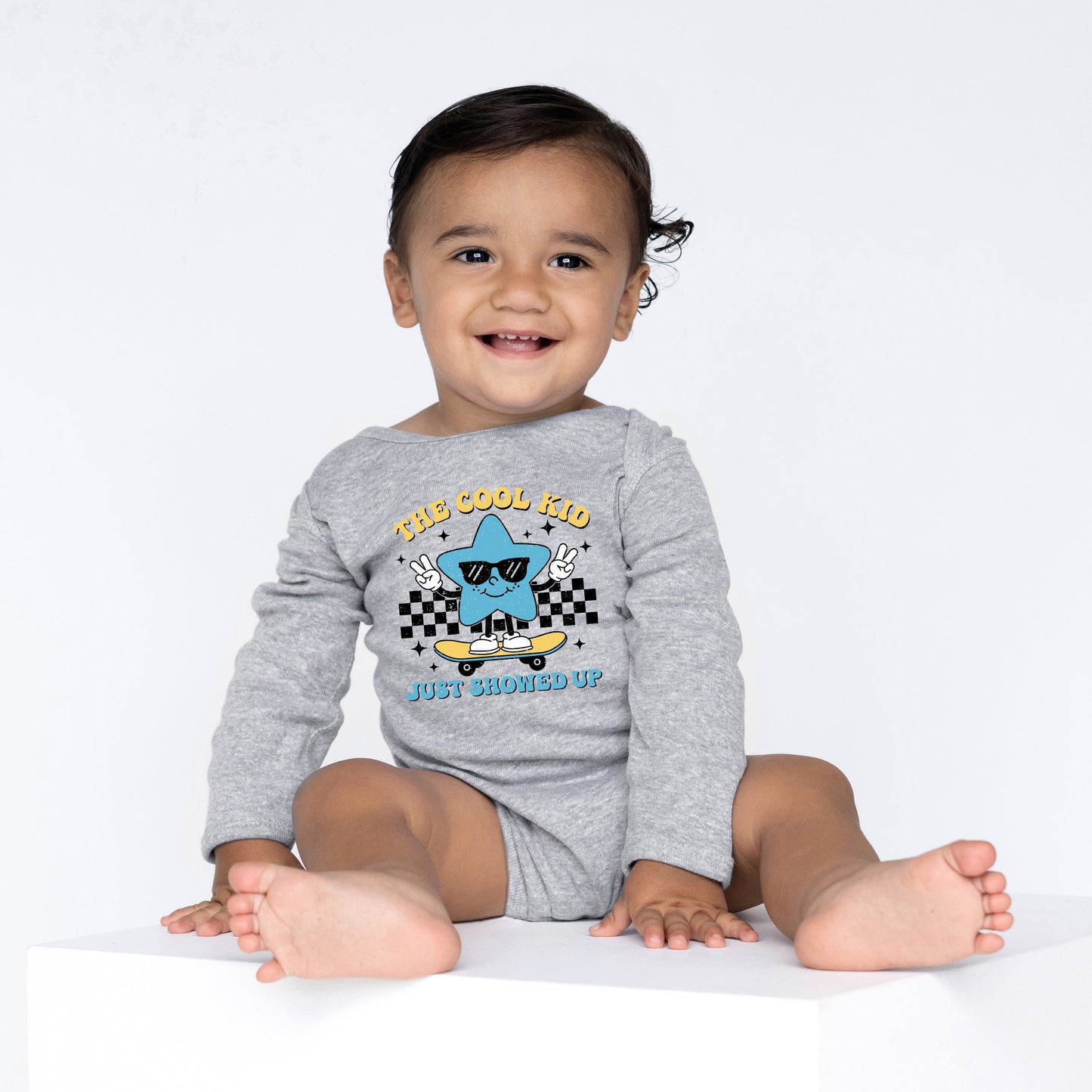 Cool Kid Star | Baby Graphic Long Sleeve Bodysuit