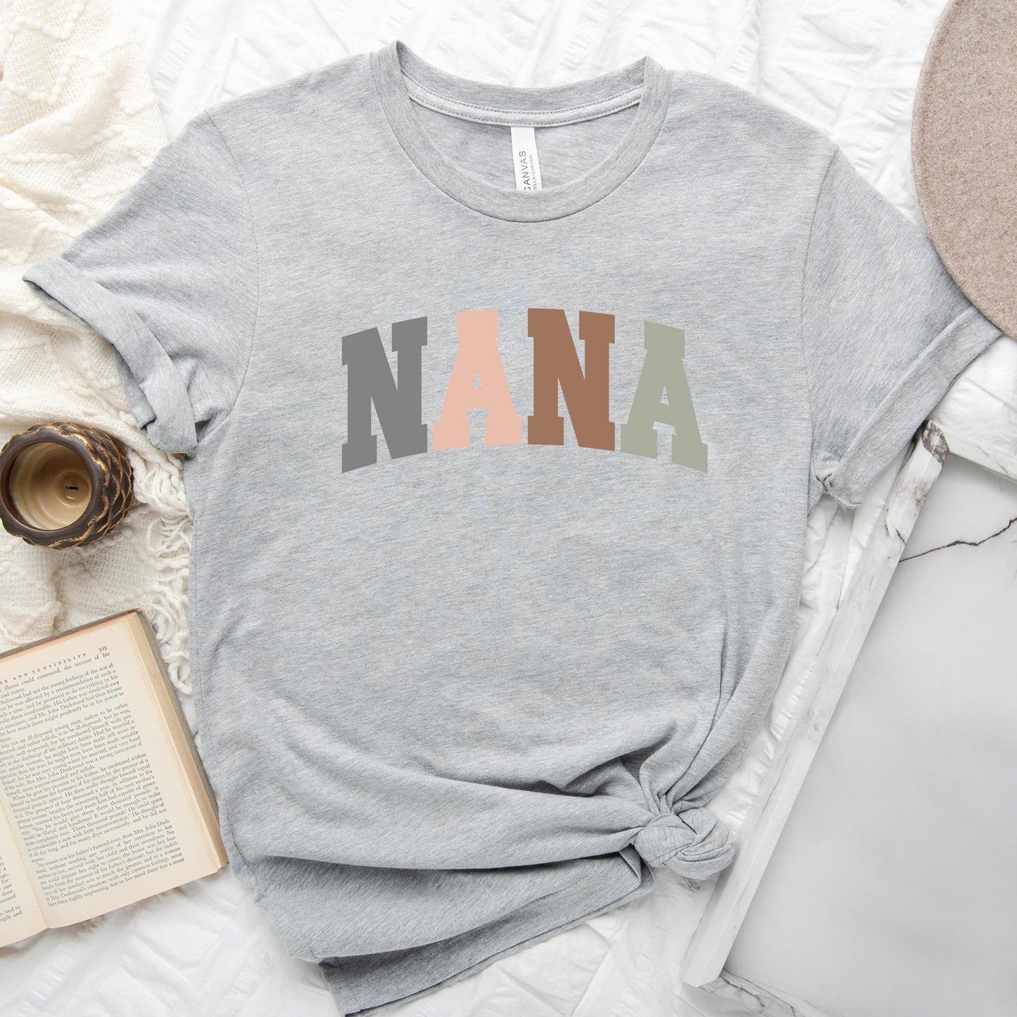 Nana Colorful | Short Sleeve Crew Neck