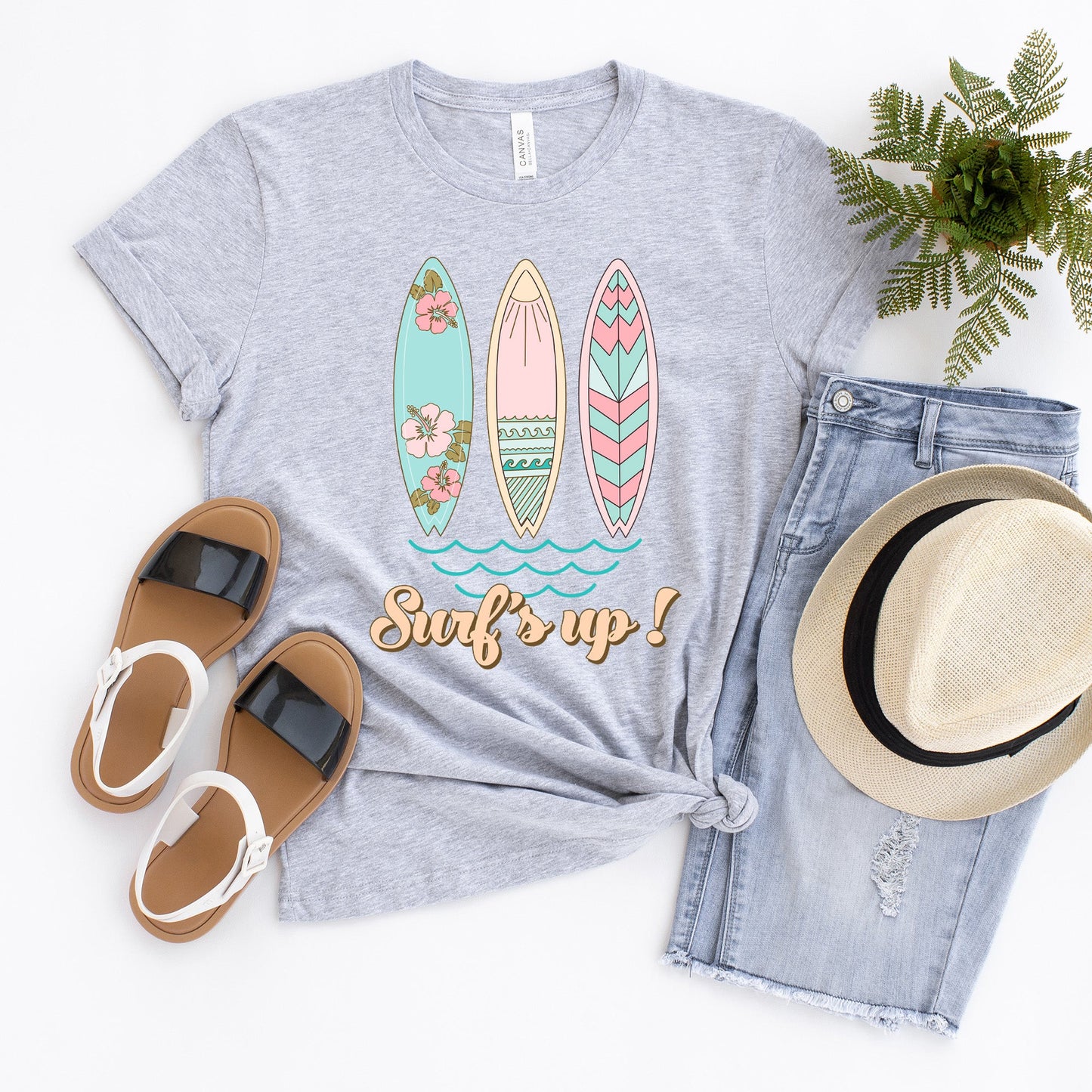 Surf's Up | Short Sleeve Crew Neck