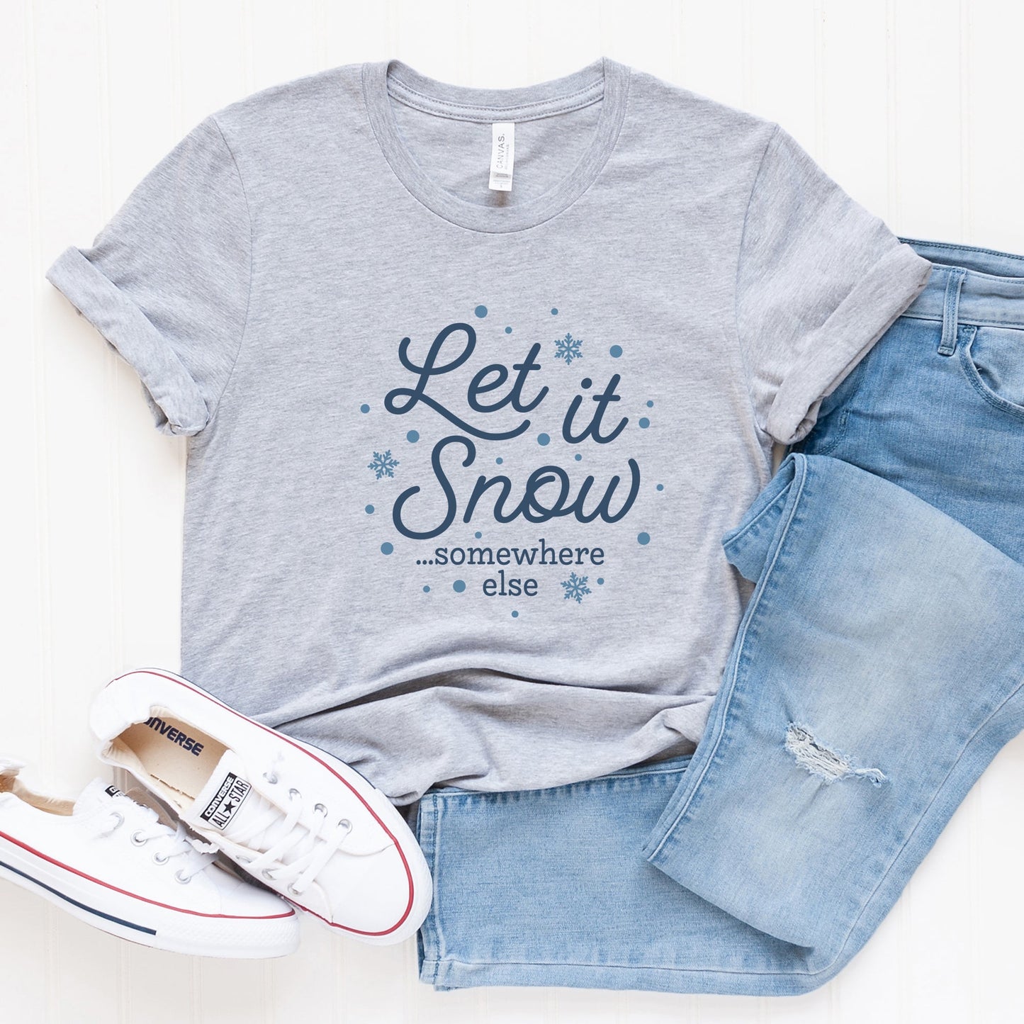 Snow Somewhere Else Colorful | Short Sleeve Graphic Tee