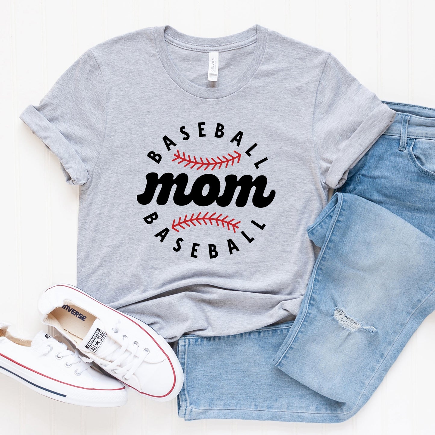 Baseball Mom Baseball | Short Sleeve Graphic Tee