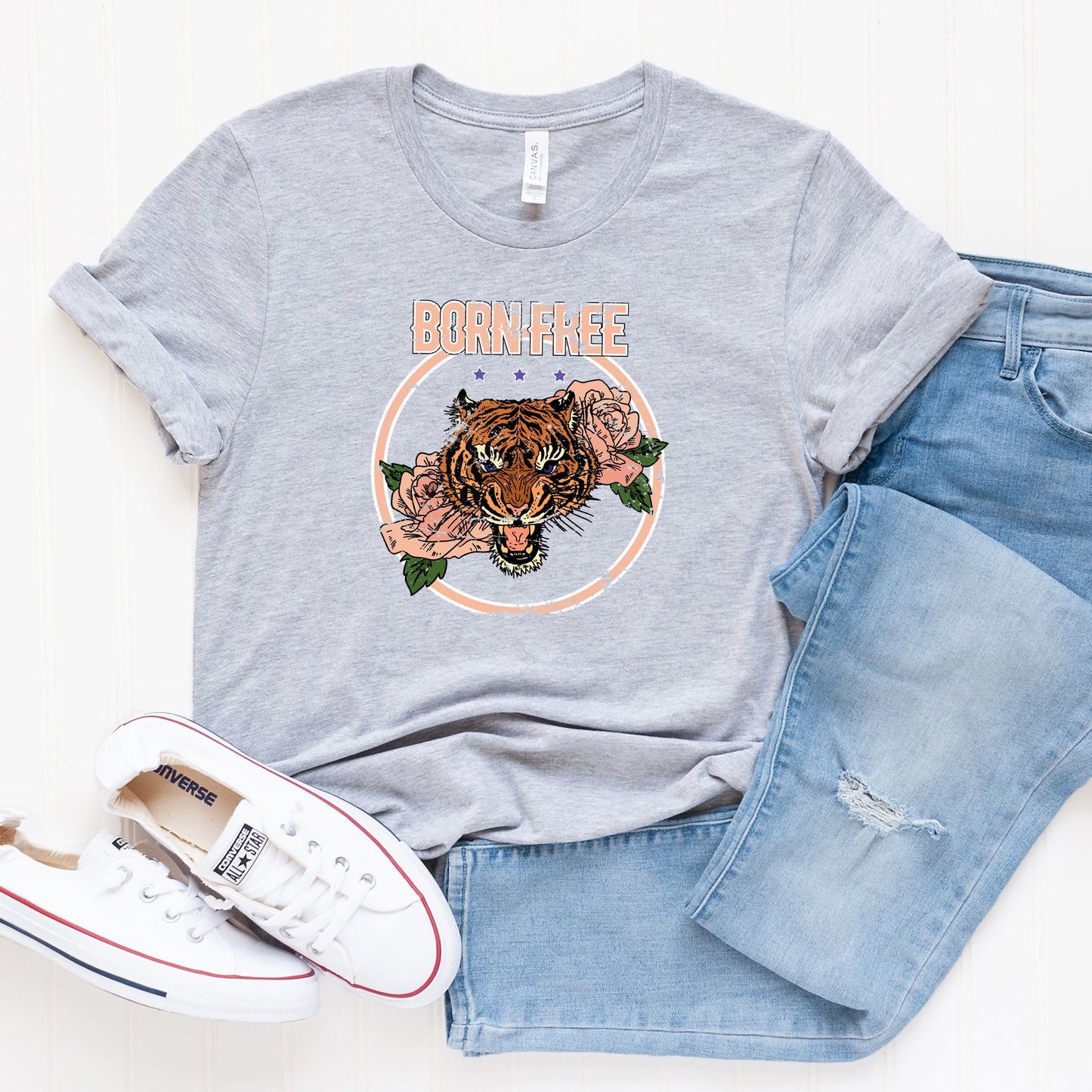 Born Free Tiger | Short Sleeve Graphic Tee