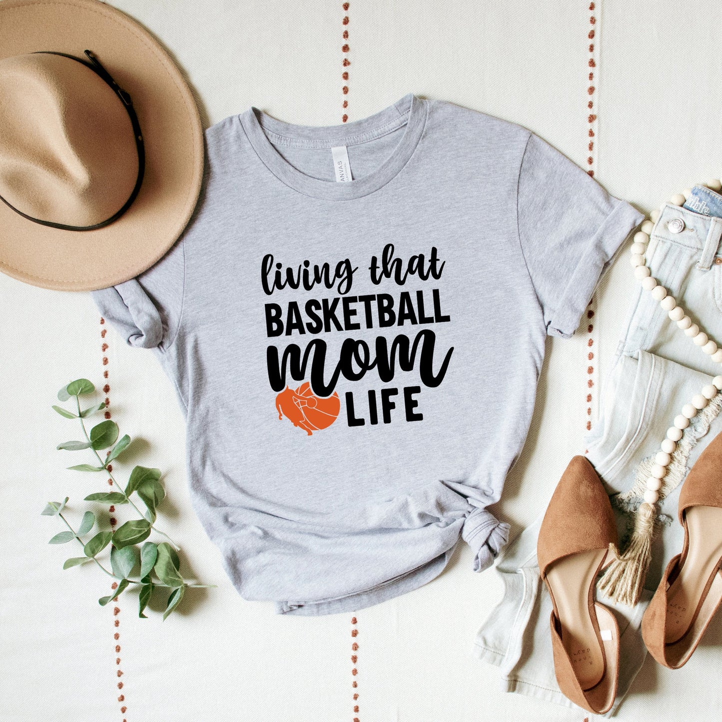 Basketball Mom Life | Short Sleeve Graphic Tee