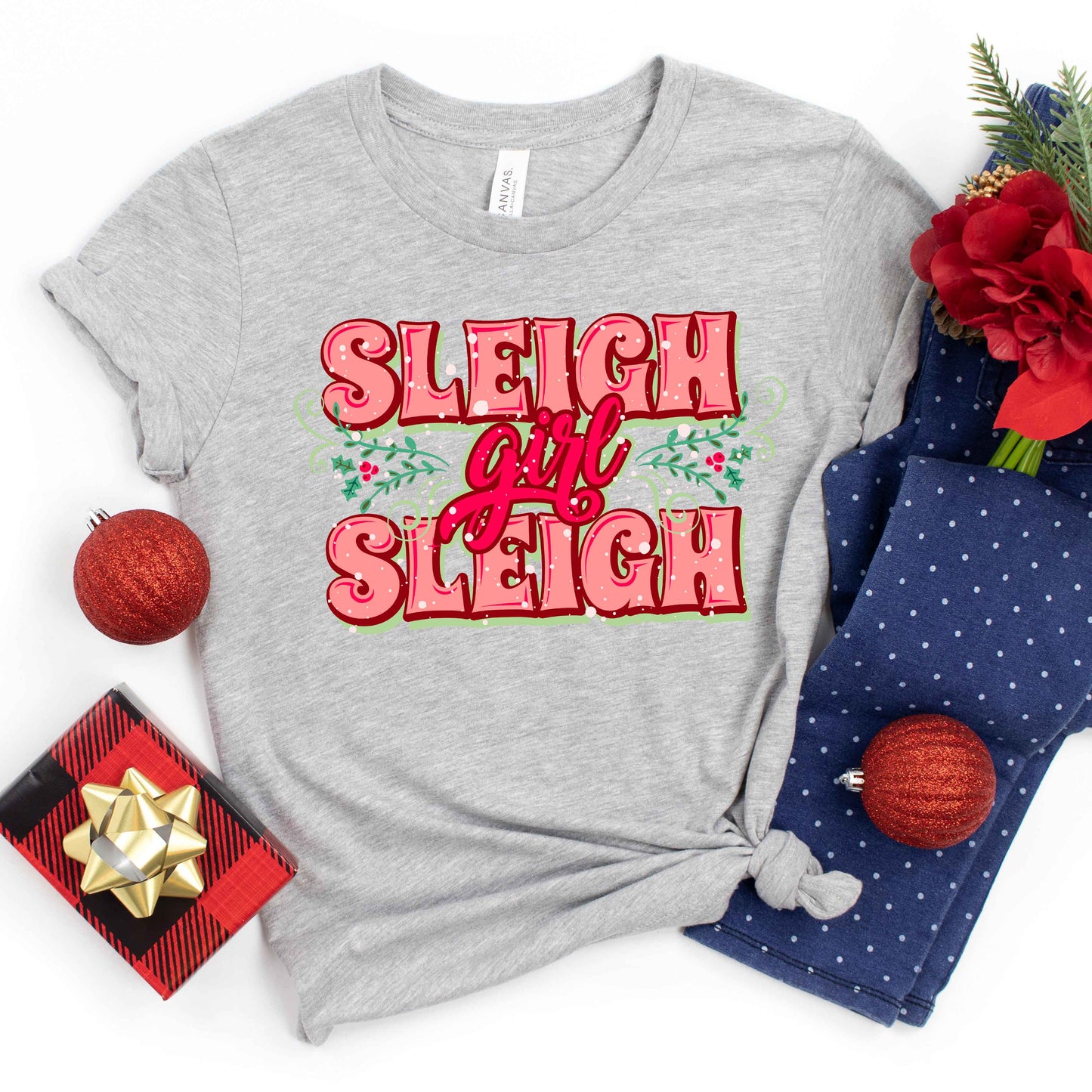 Sleigh Girl Sleigh | Youth Graphic Short Sleeve Tee